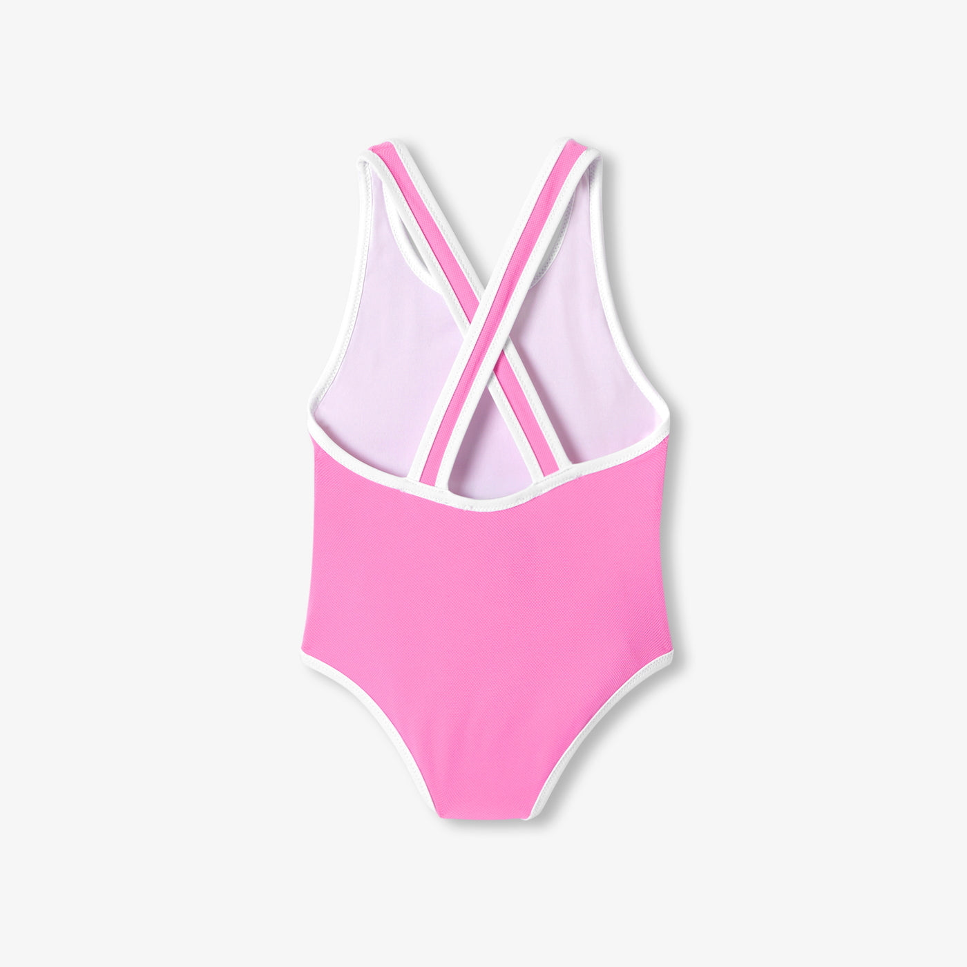 Baby girl piqué swimsuit - rose
