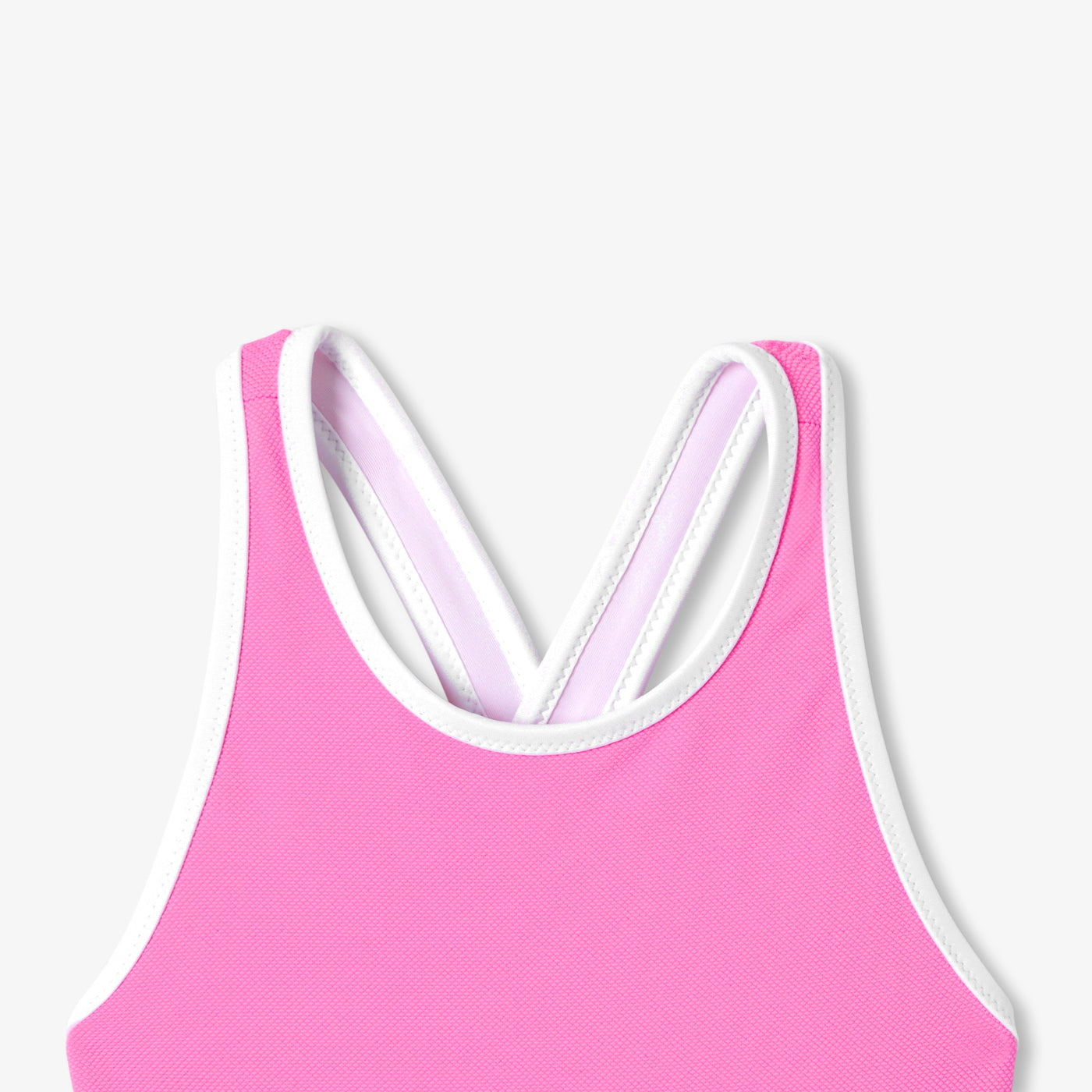 Baby girl piqué swimsuit - rose
