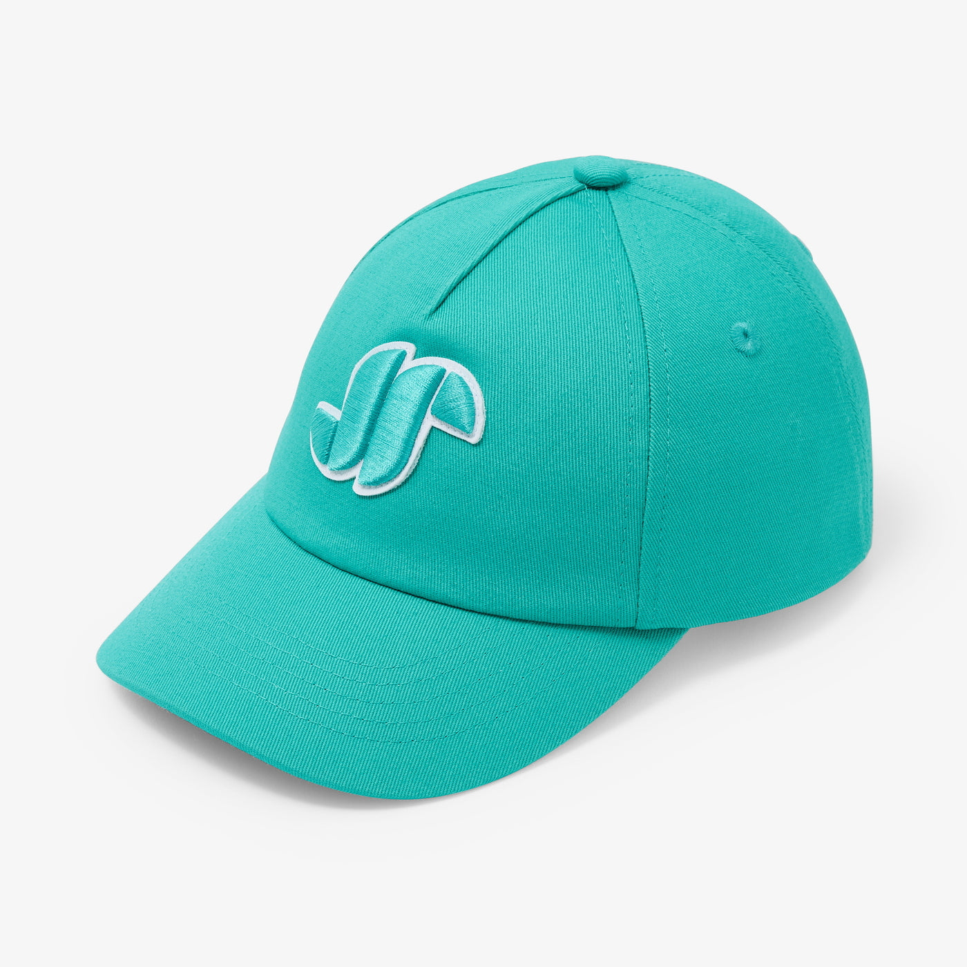 Child cotton twill cap - vert emeraude