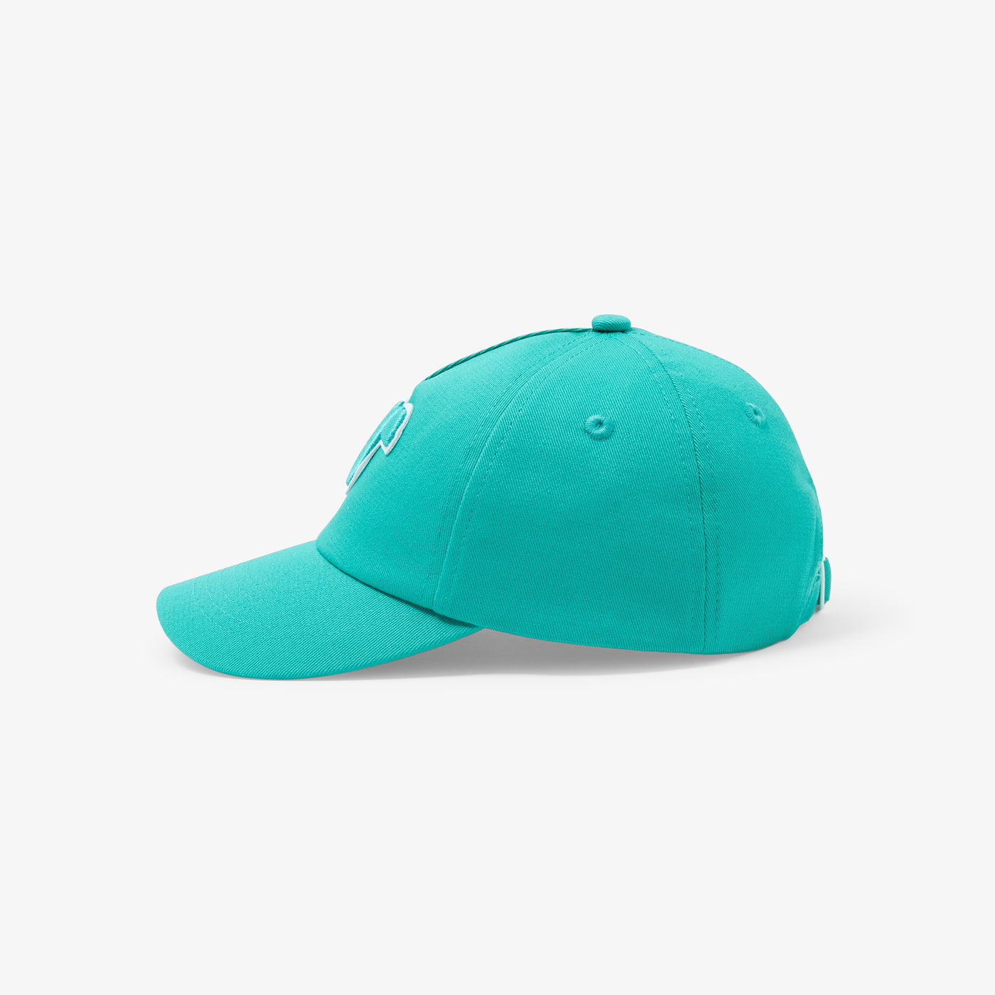 Child cotton twill cap - vert emeraude