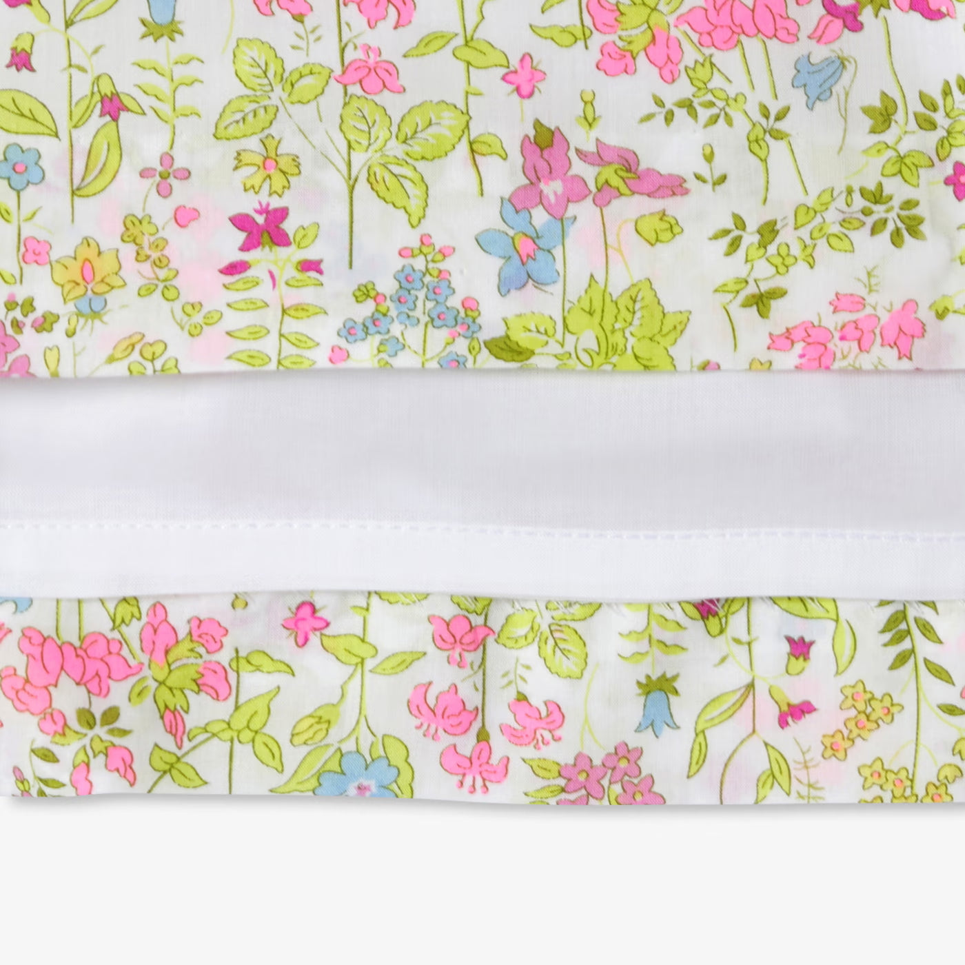 Girl halter neck dress in Liberty fabric - blanc/multico