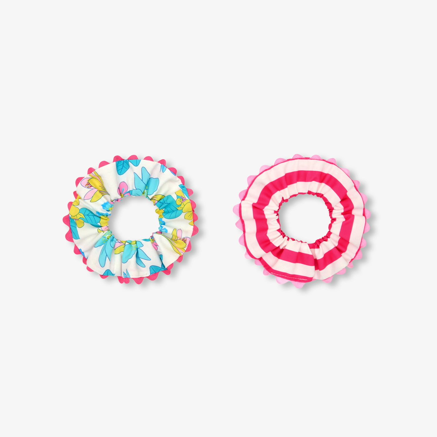 Girl pair of scrunchies - multico