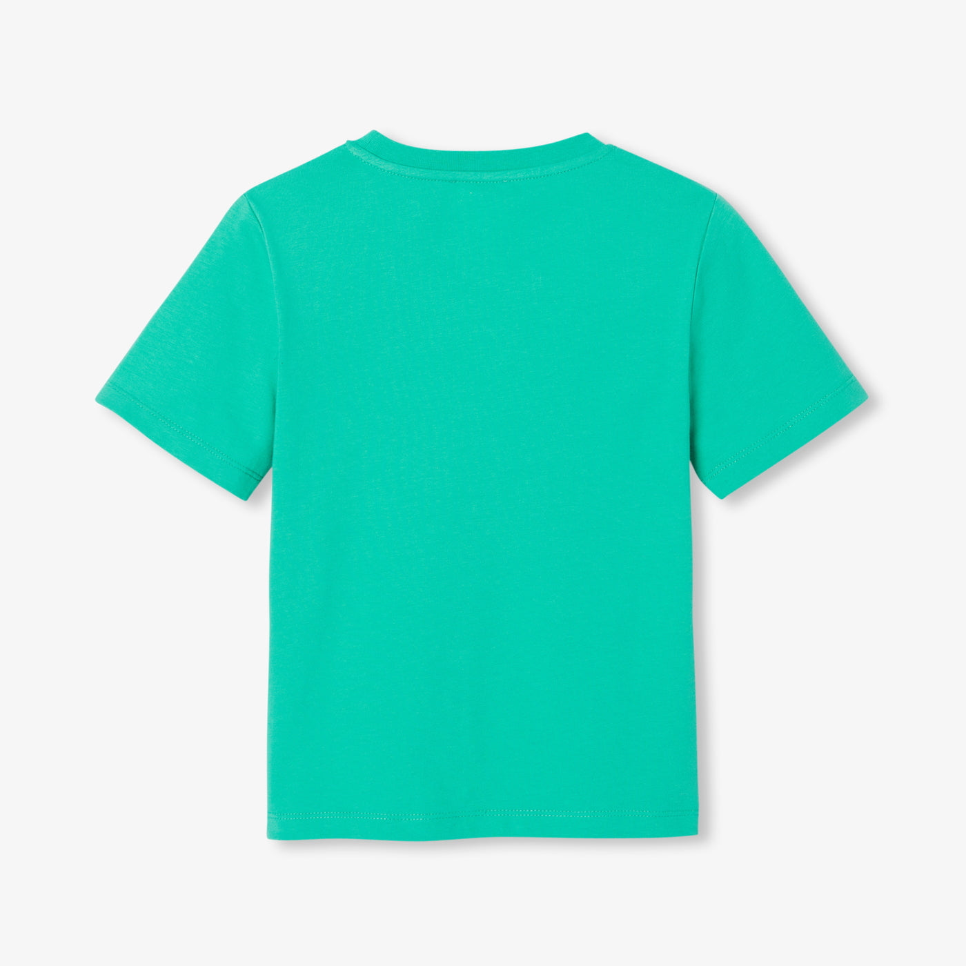 Boy printed T-shirt - vert amande