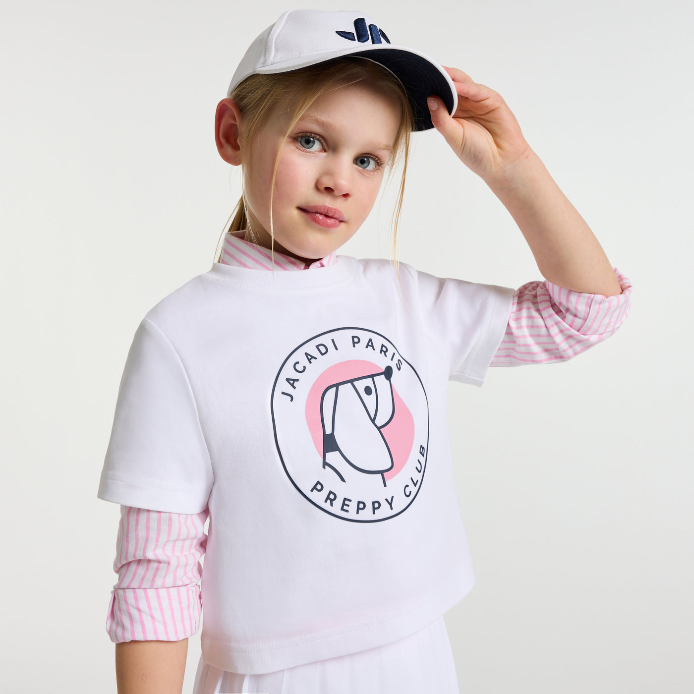 Girl boxy-fit T-shirt - blanc jacadi