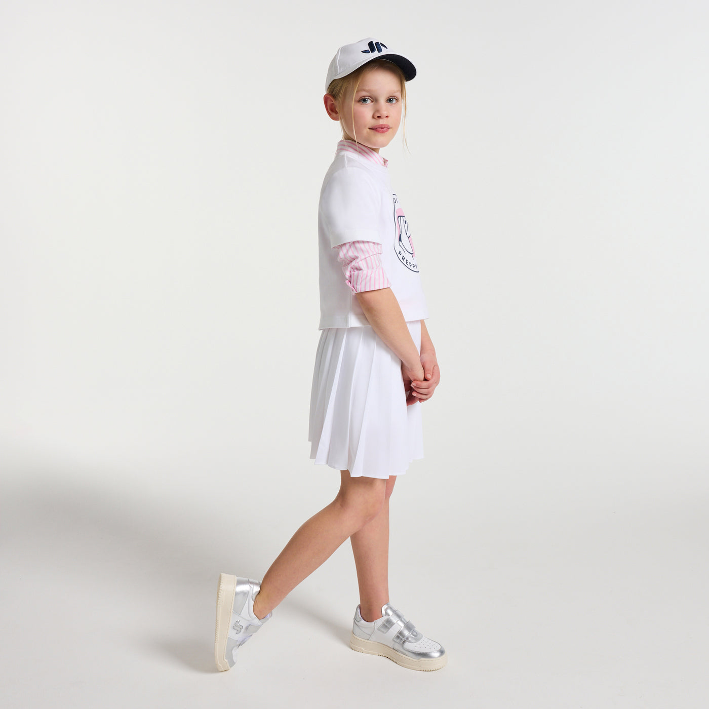 Girl boxy-fit T-shirt - blanc jacadi