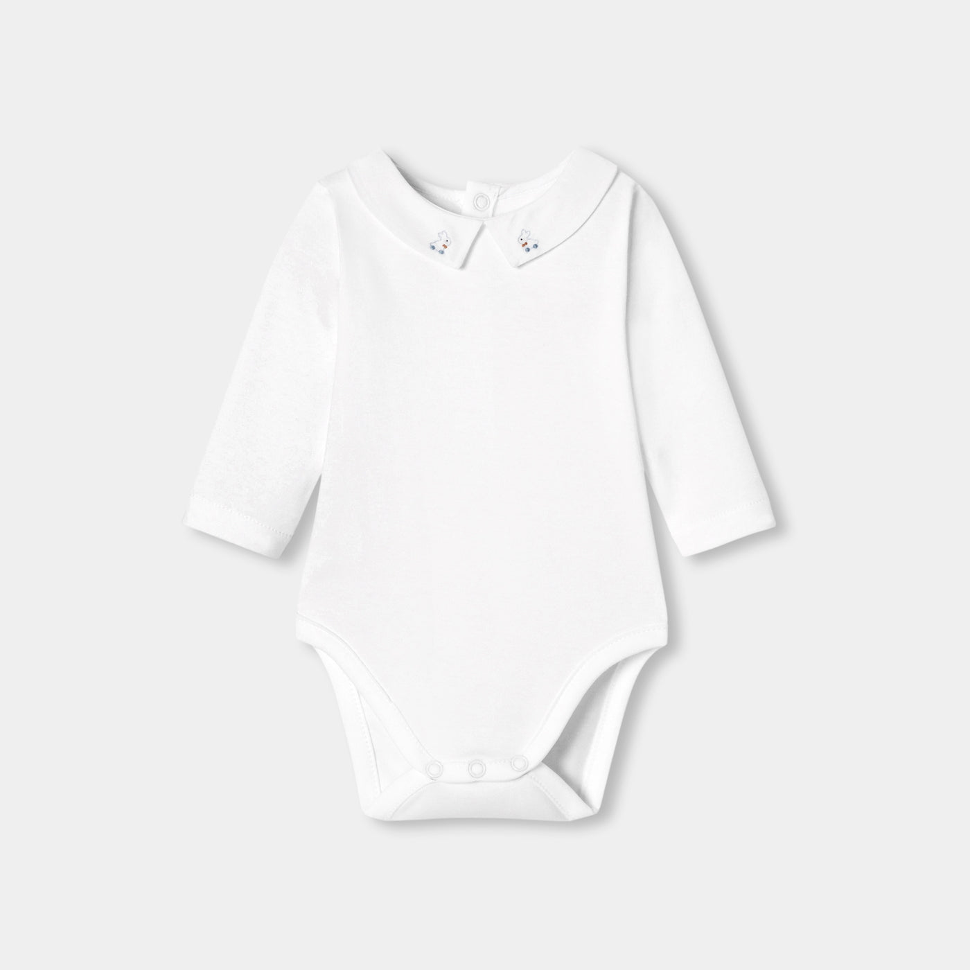 Baby boy long-sleeved bodysuit - blanc jacadi