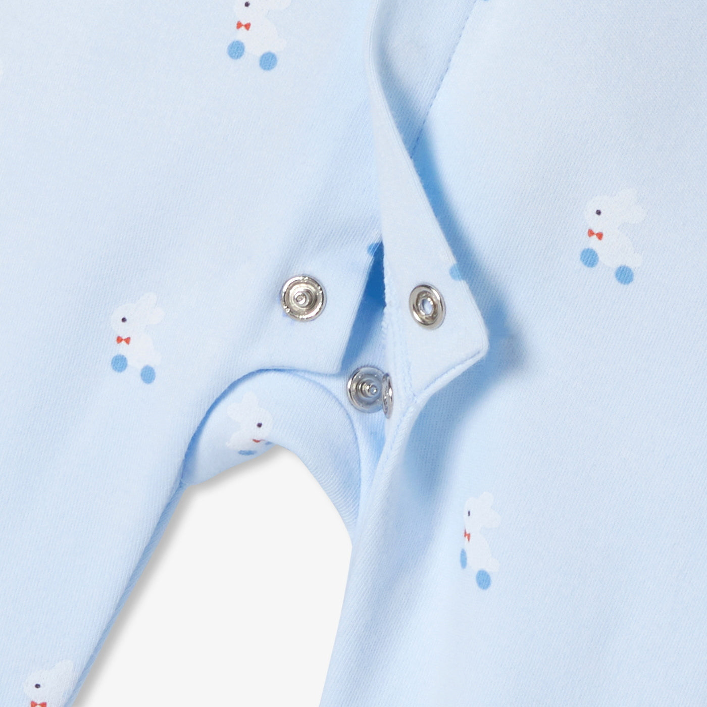 Cotton bunny pyjamas - bleu/multico