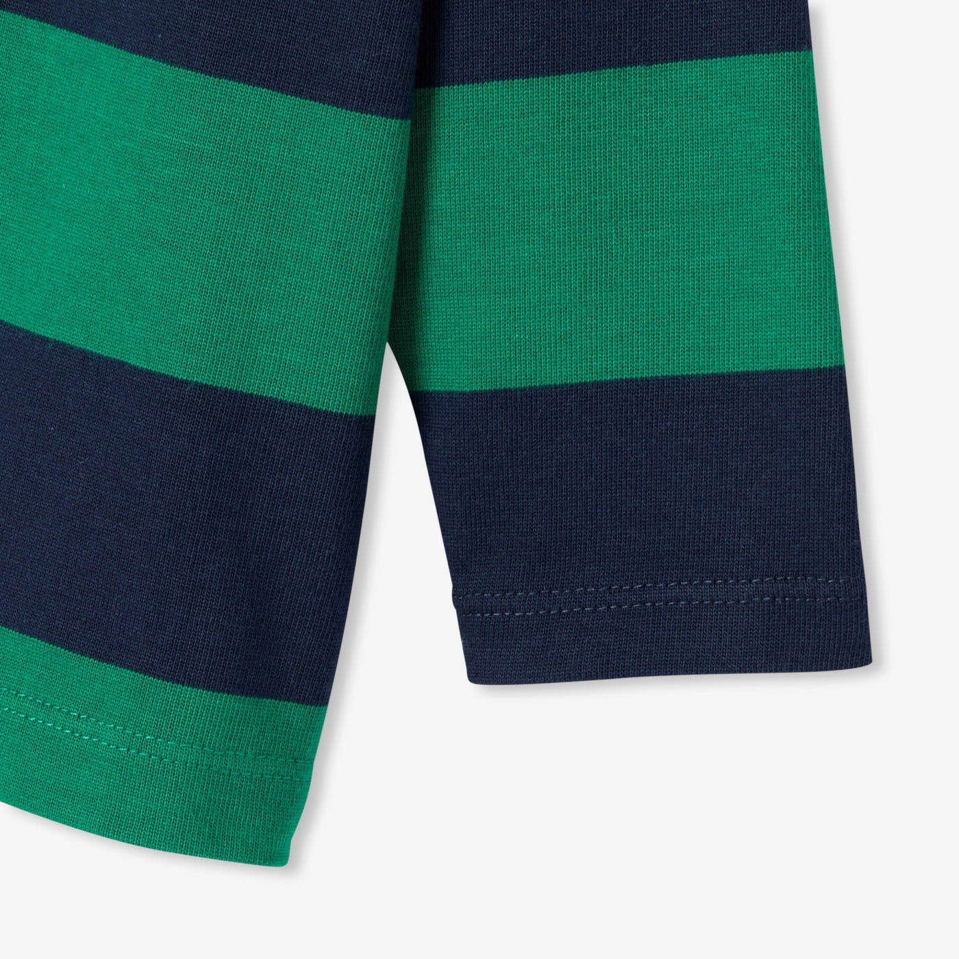 Baby boy long-sleeved polo shirt - marine/vert