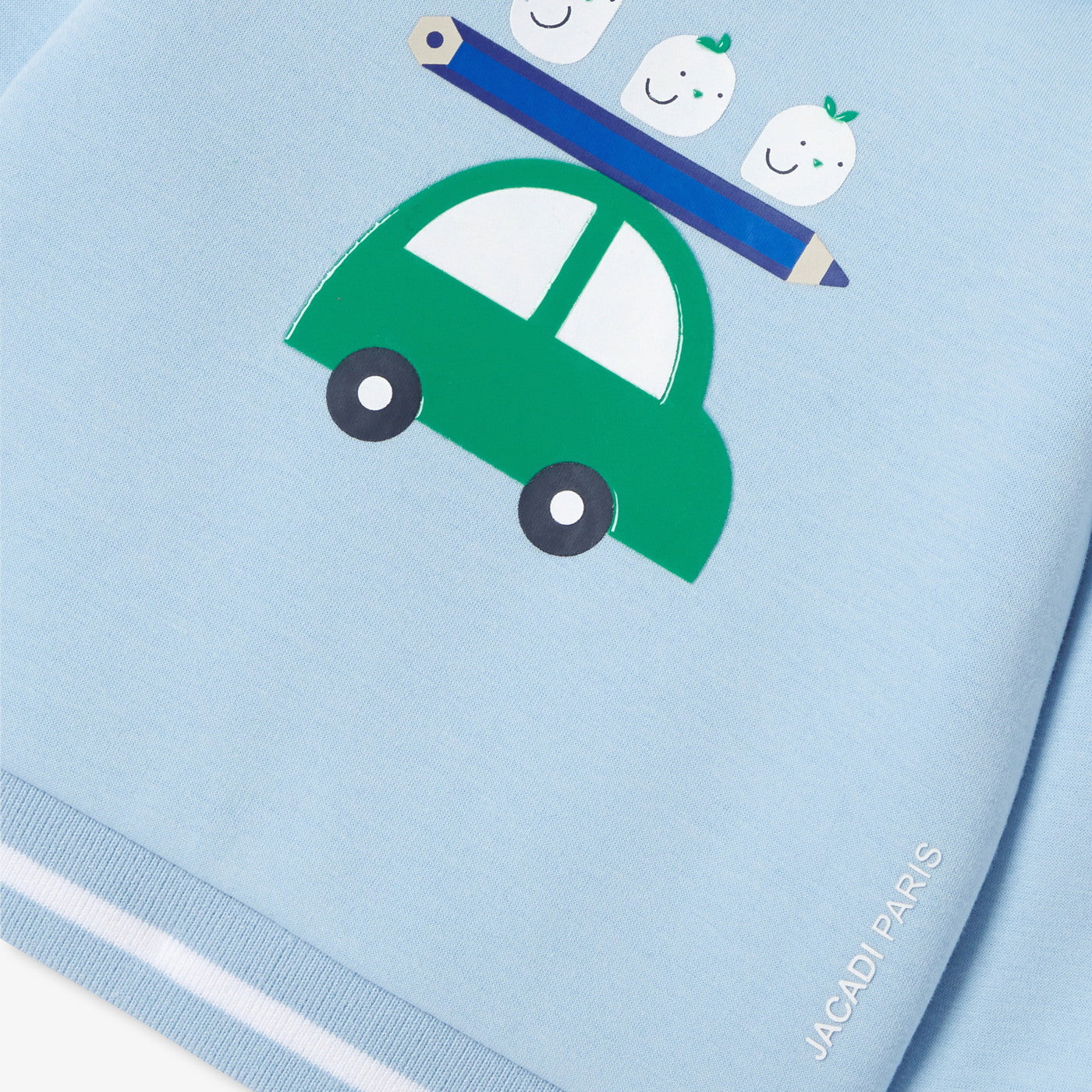 Baby boy fleece sweater - bleu clair jacadi