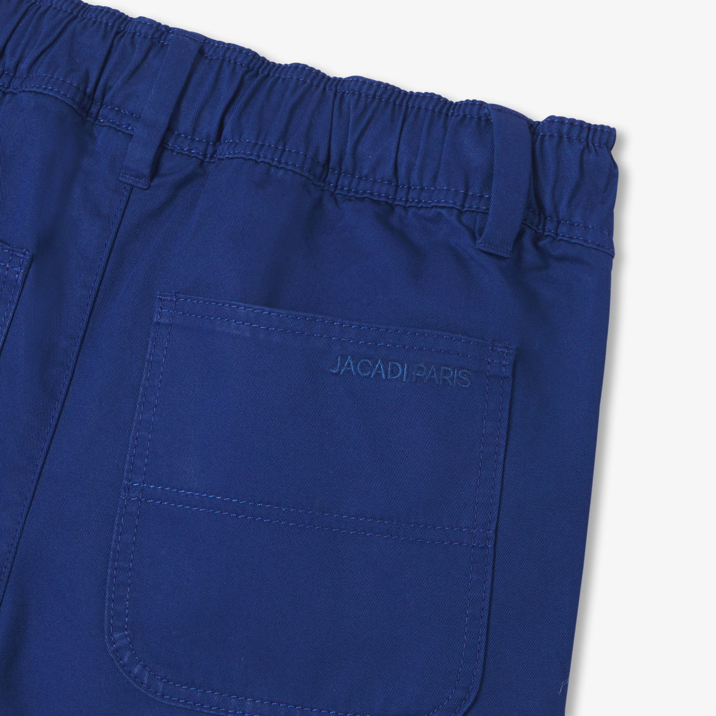 Boy cotton twill Bermuda shorts - bleu fonce