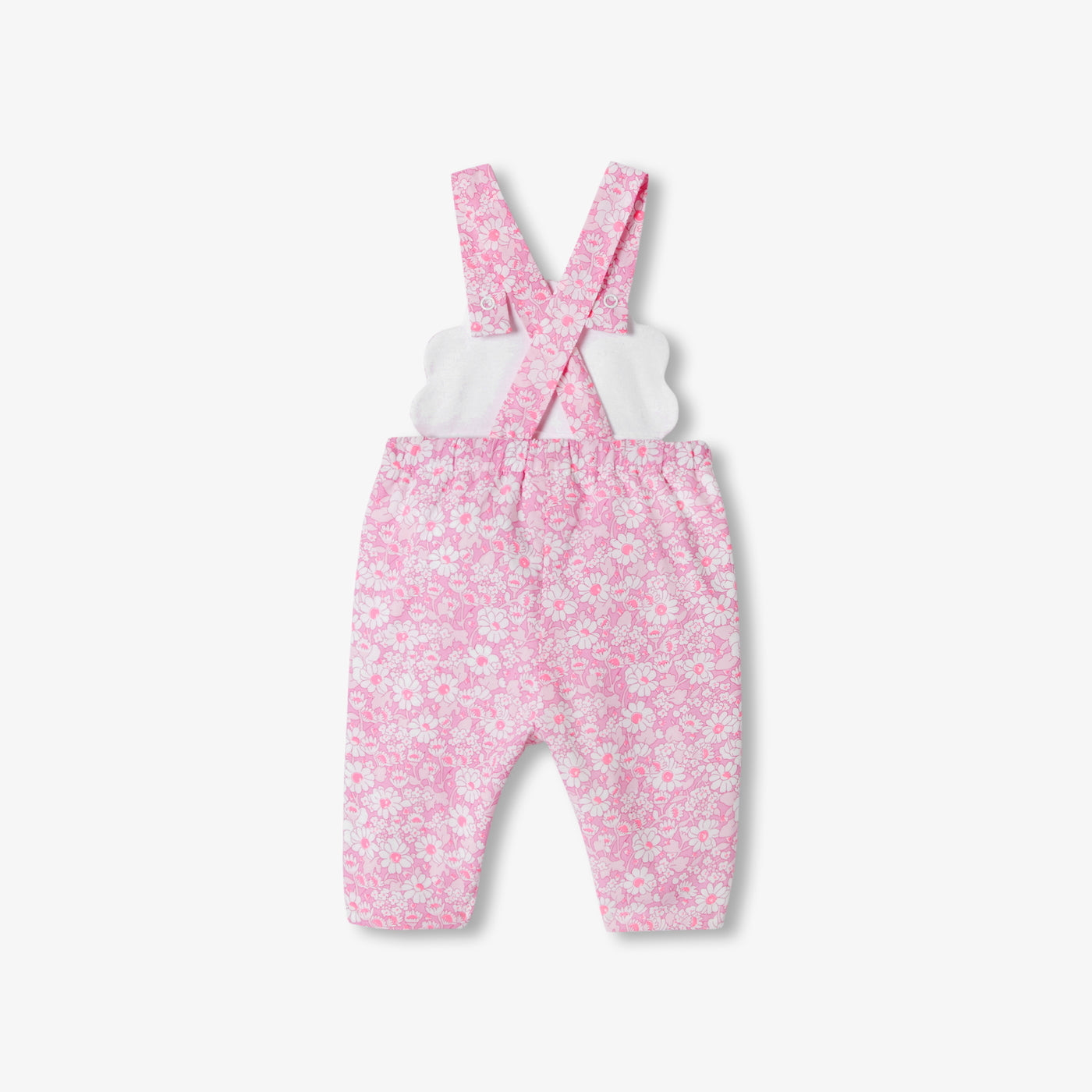 Baby girl Liberty fabric overalls - multico