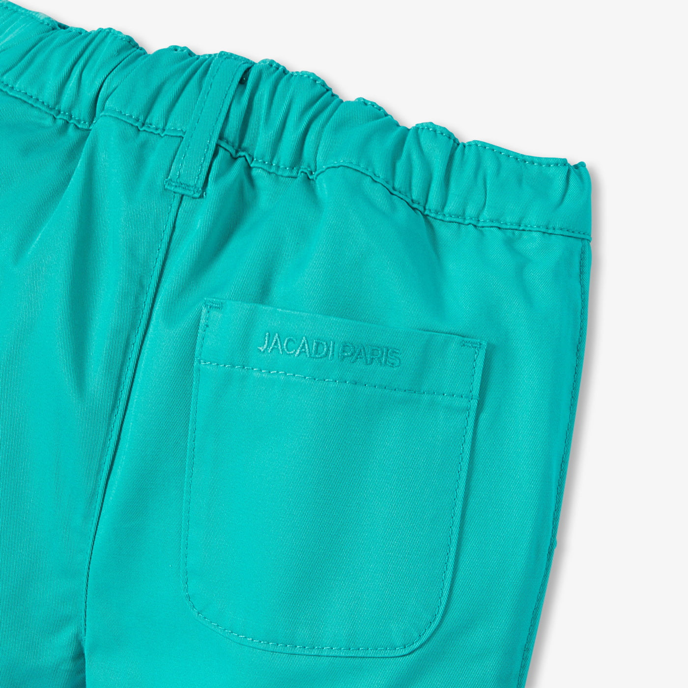 Baby boy gabardine shorts - vert emeraude