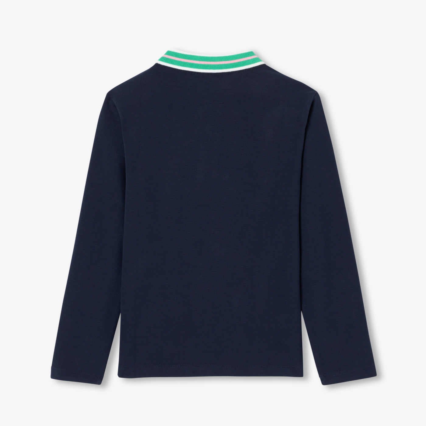 Boy cotton piqué polo shirt - encre