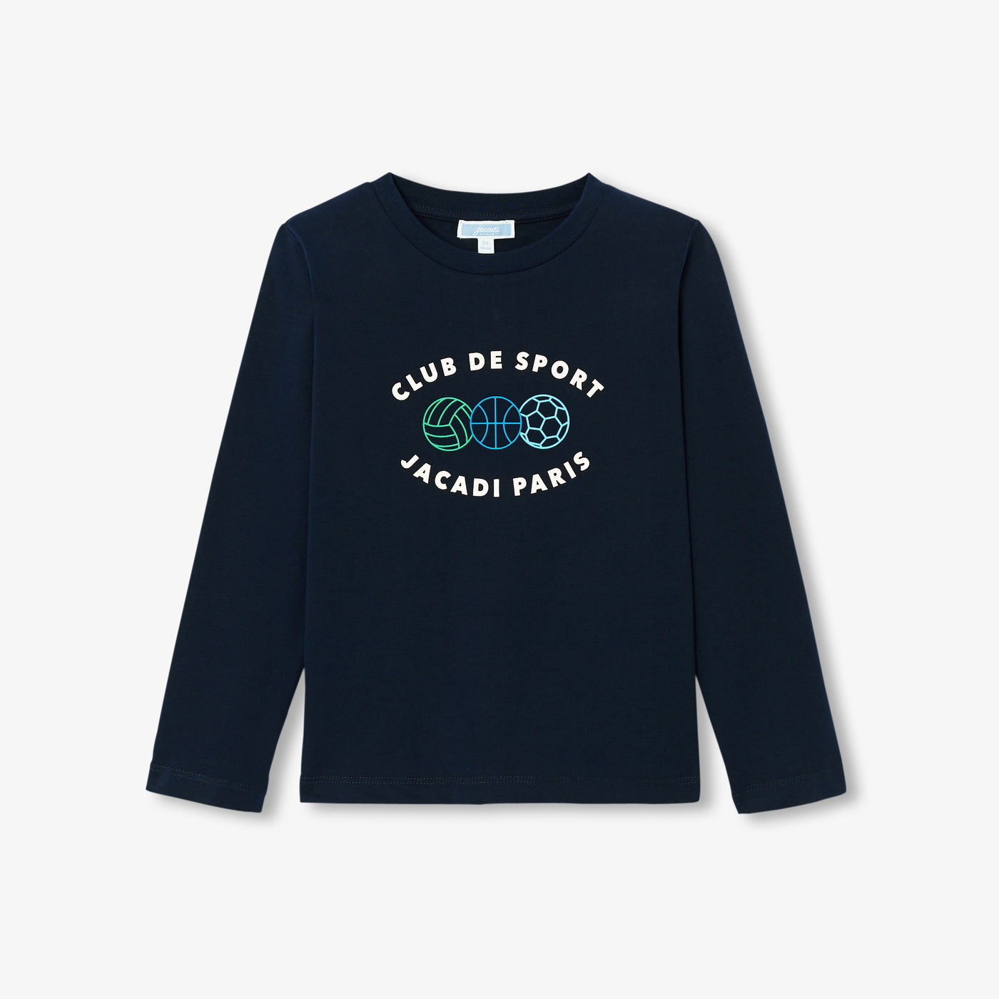 Boy long-sleeved T-shirt - encre