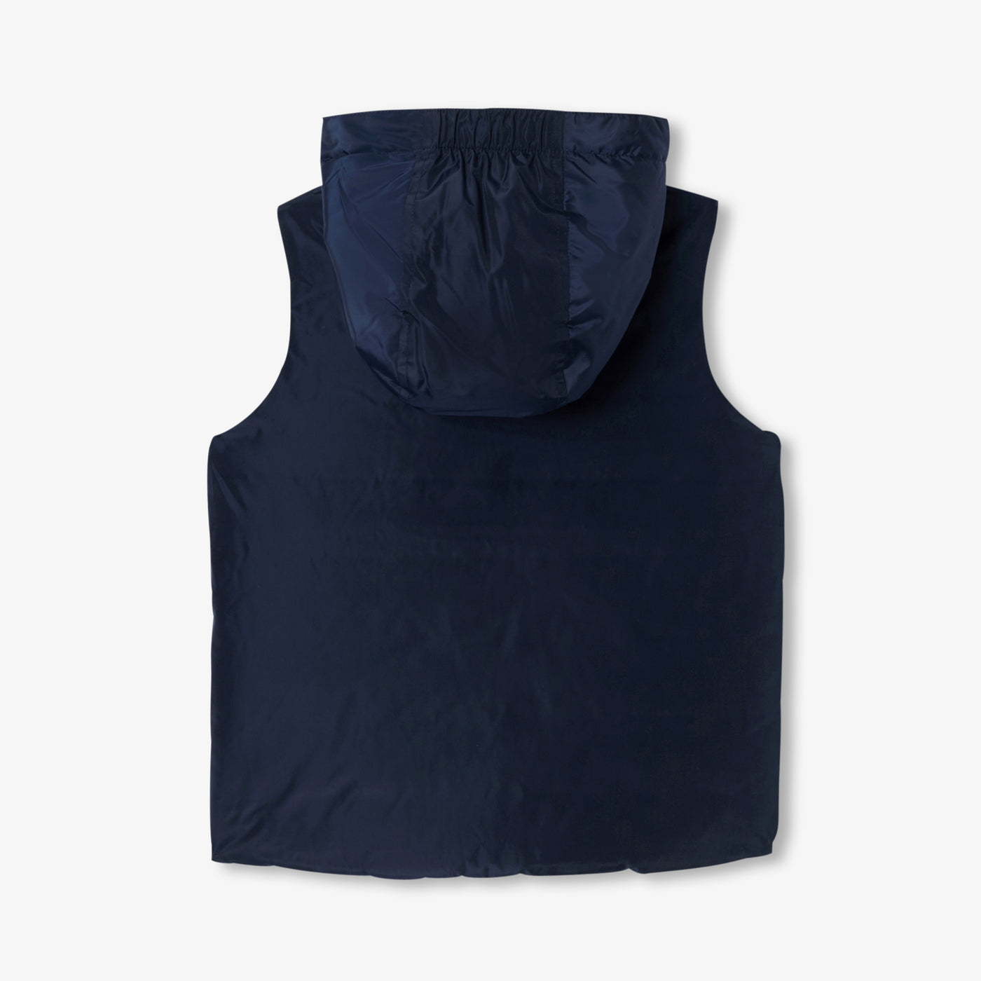 Boy reversible sleeveless paded jacket - marine/vert