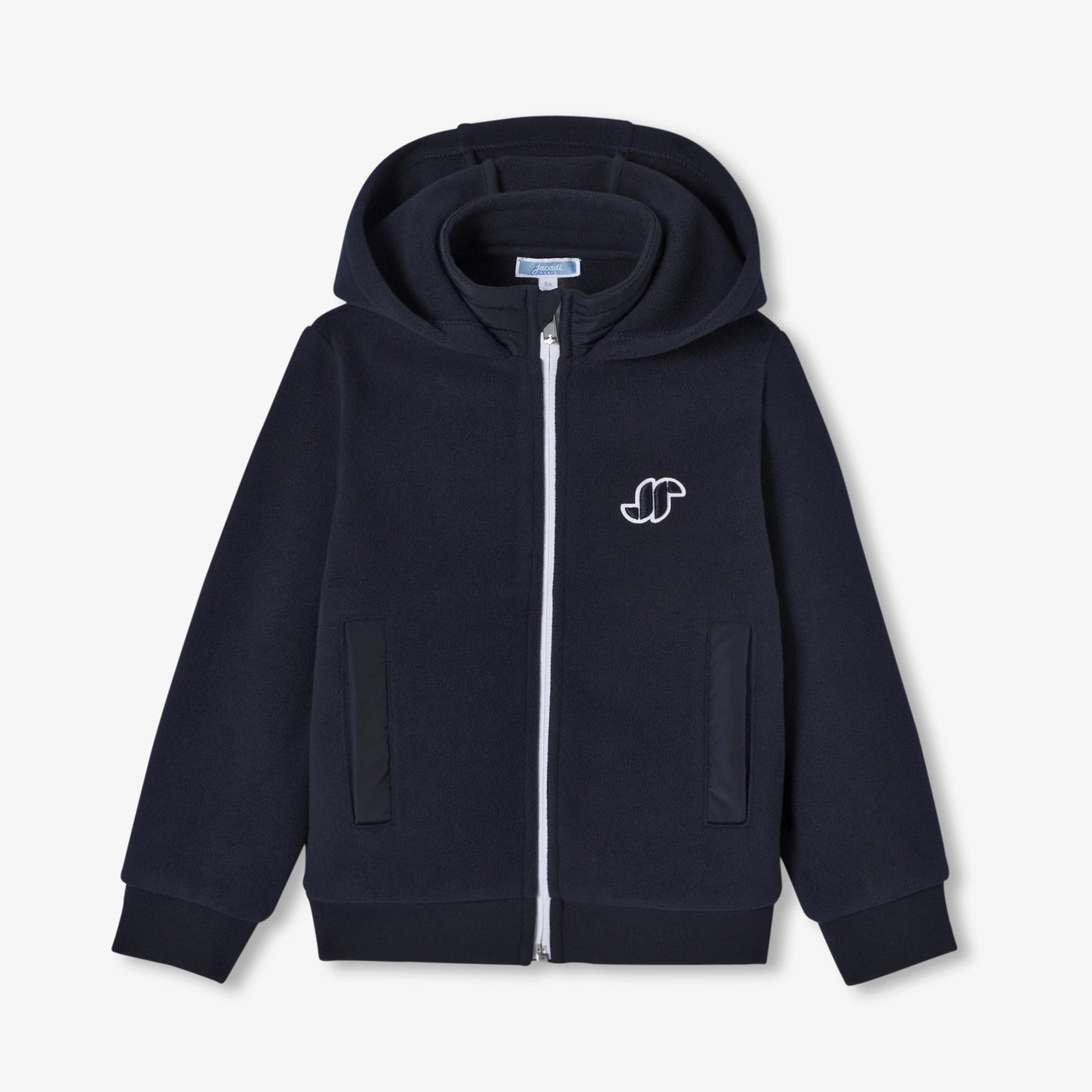Boy microfleece zip-up sweatshirt - marine jacadi