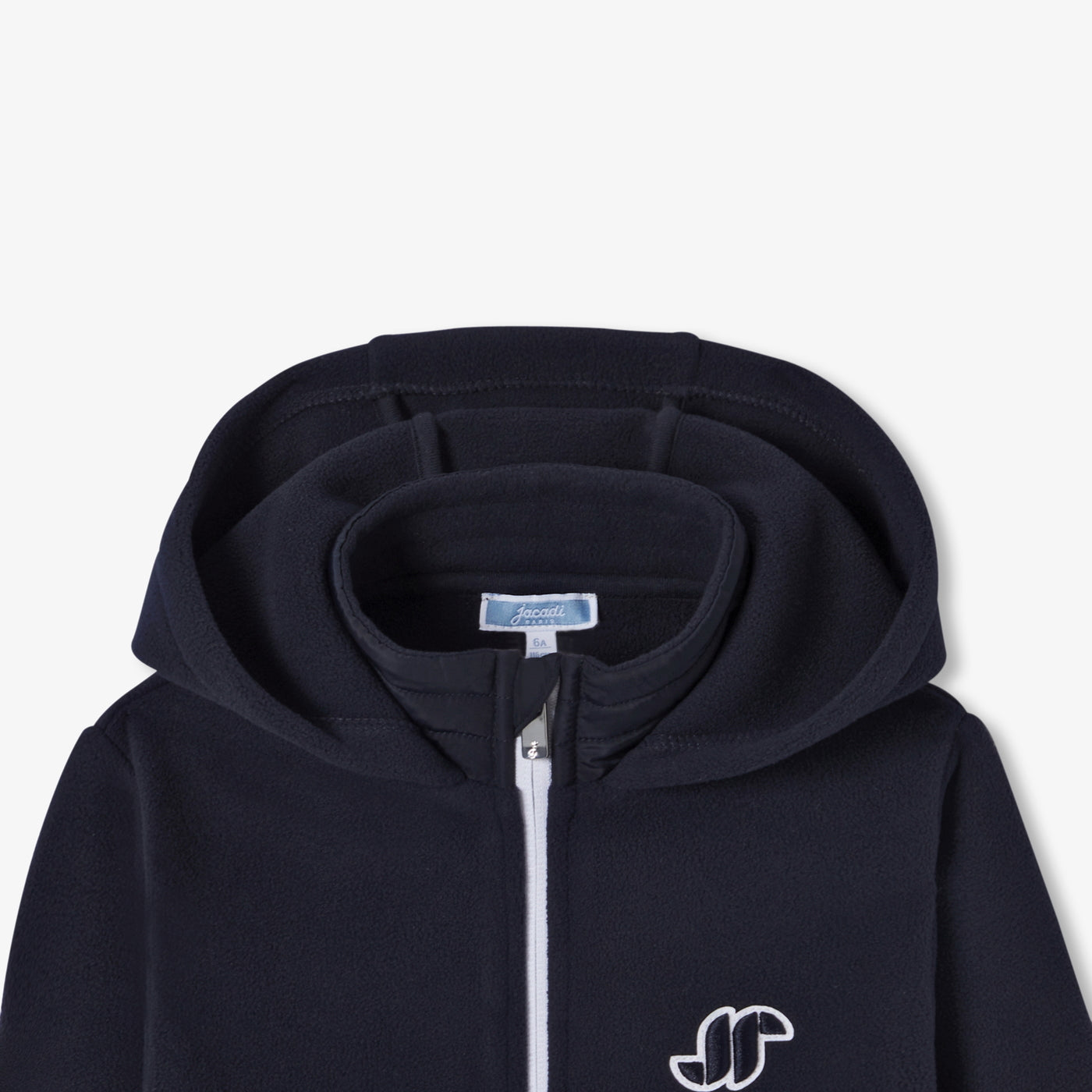 Boy microfleece zip-up sweatshirt - marine jacadi