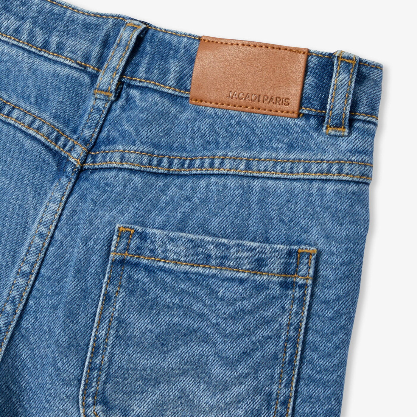 Girl barrel jeans - denim clair