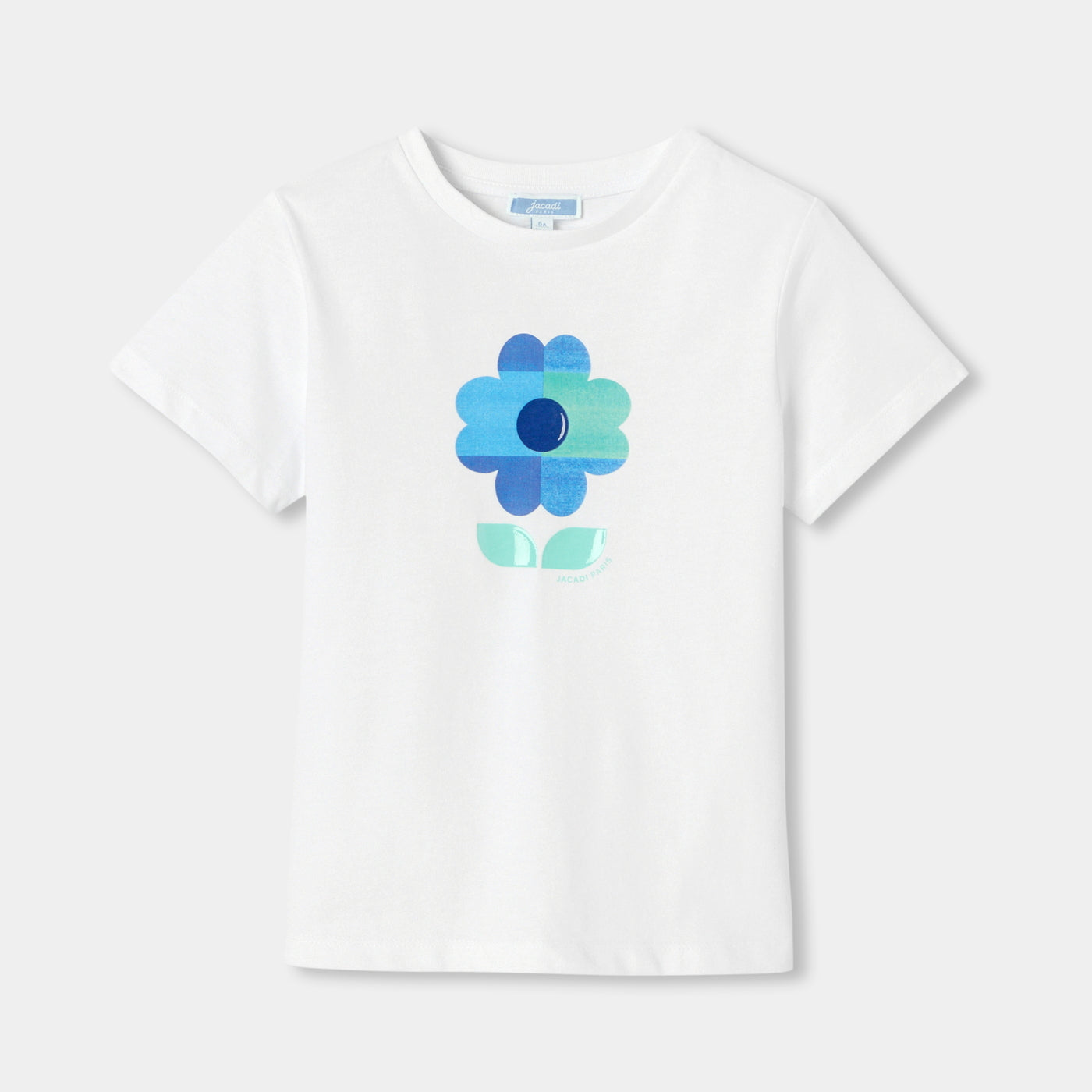 Girl short-sleeved T-shirt - blanc jacadi