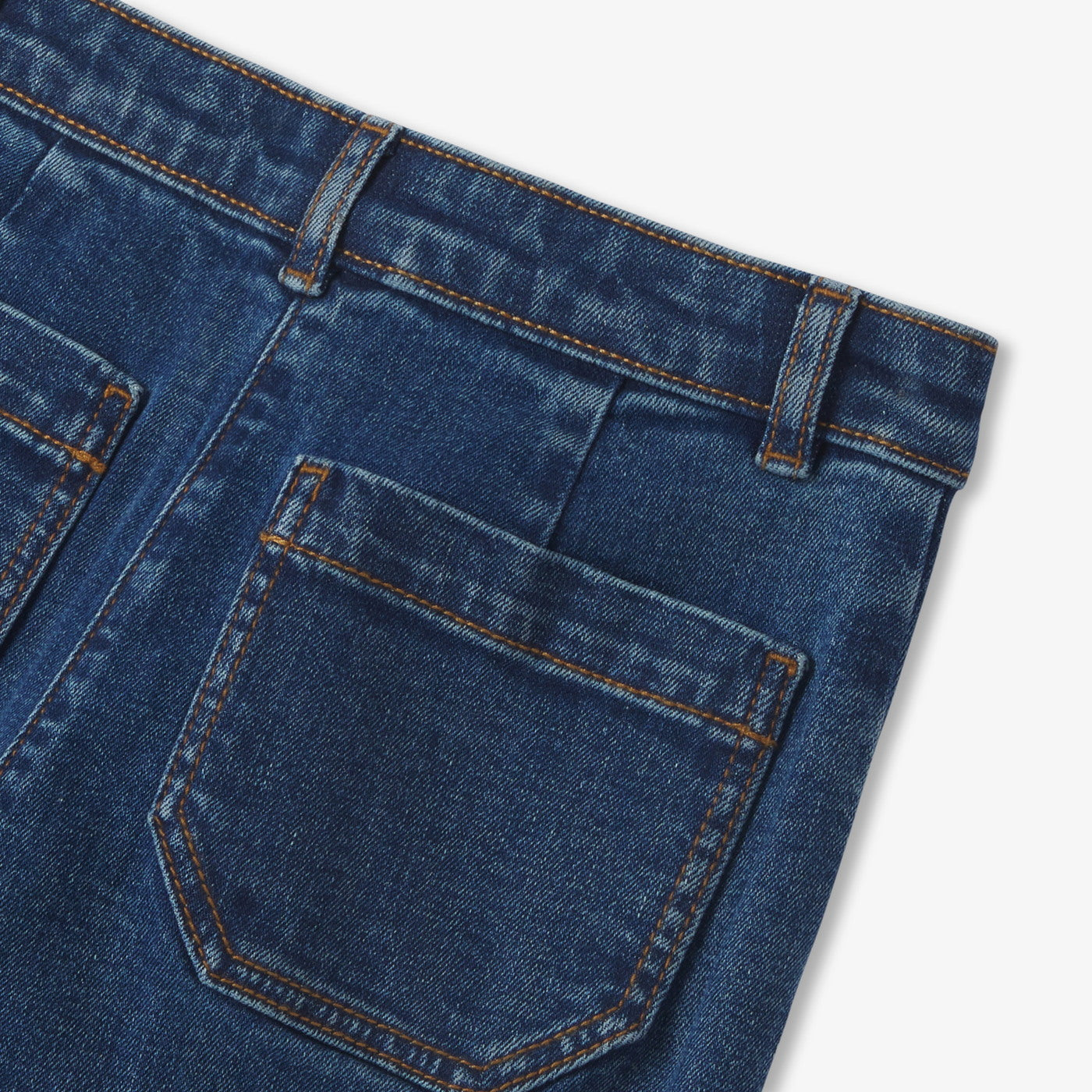 Girl wide-leg jeans - denim moyen