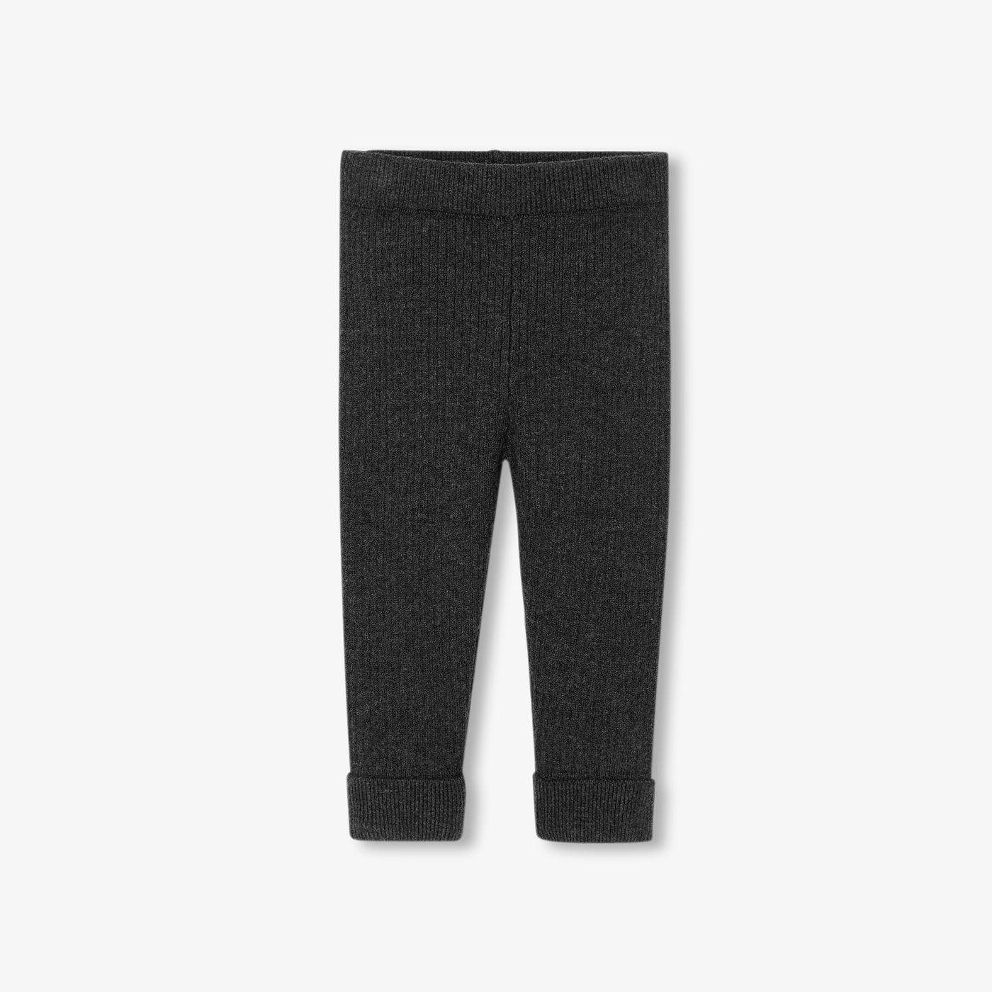 Baby ribbed knit trousers - gris anthracite jacadi