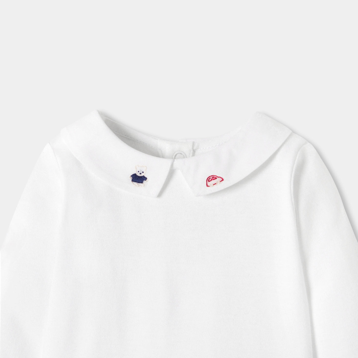 Baby boy long-sleeved bodysuit - blanc jacadi