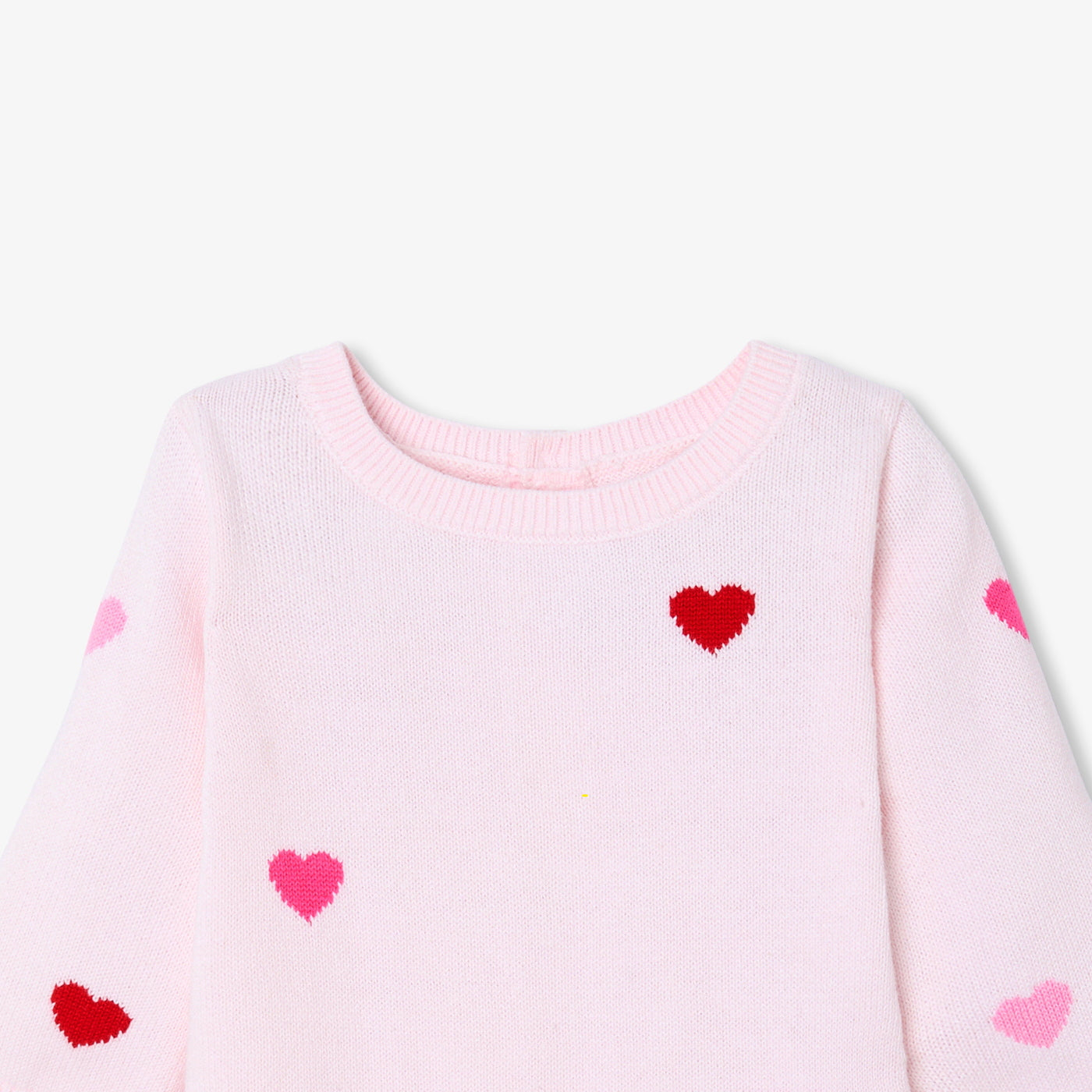 Baby girl cotton long-sleeve jumpsuit - rose/multico