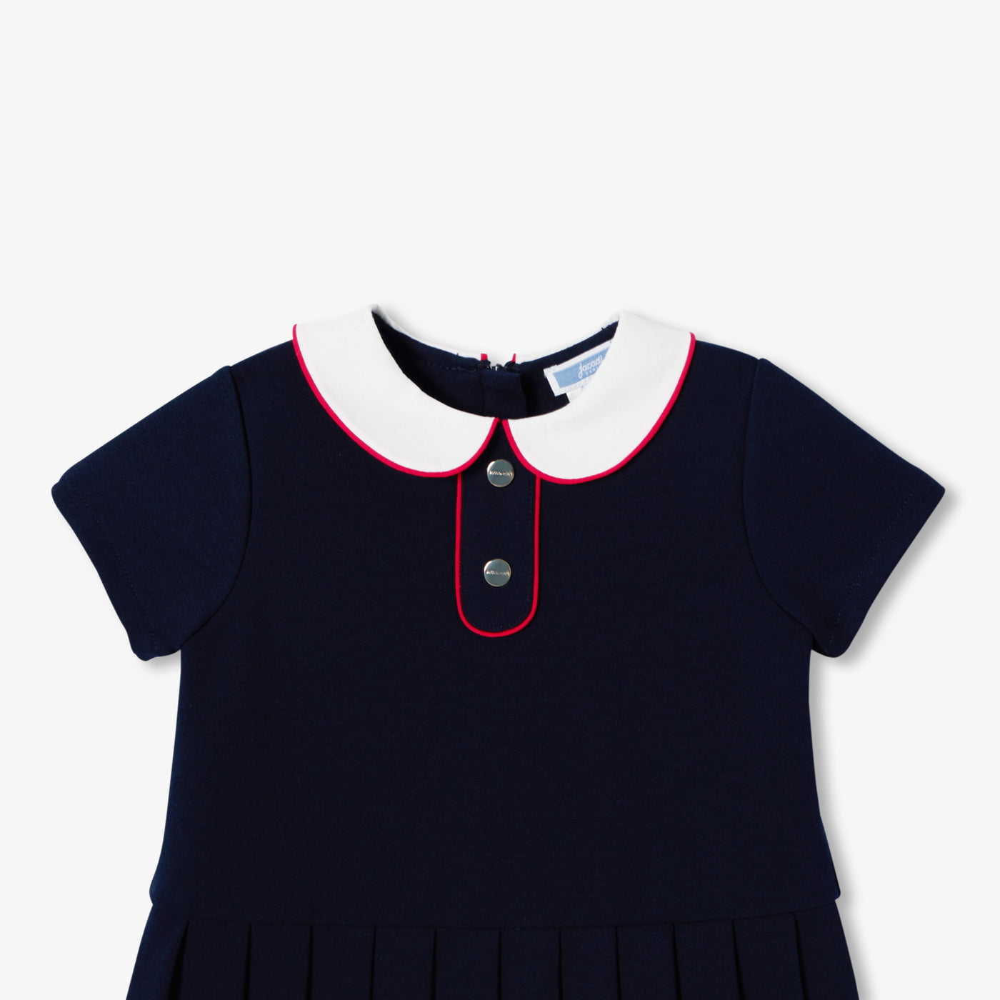 Baby girl short-sleeved dress - marine jacadi