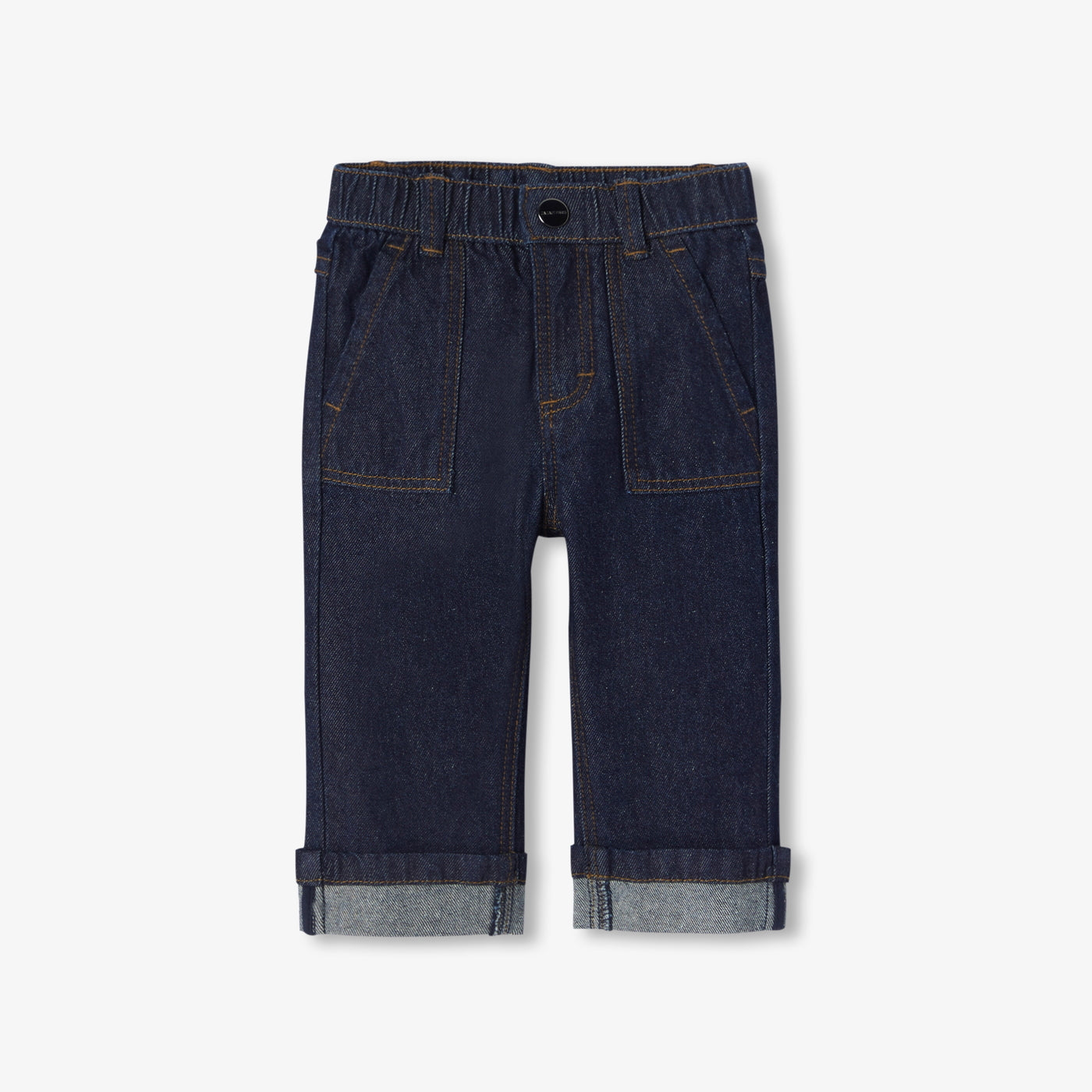 Baby cuffed jeans - denim fonce
