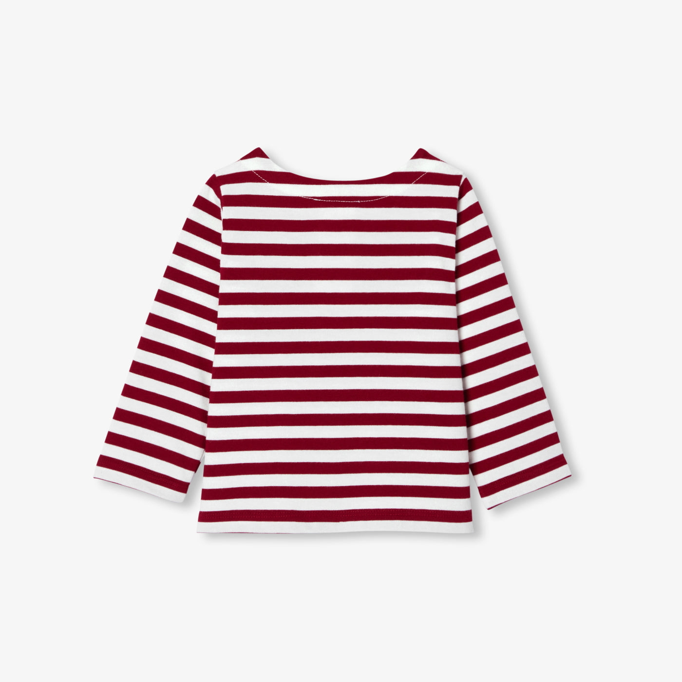 Baby bo' striped sailor top - blanc/rouge