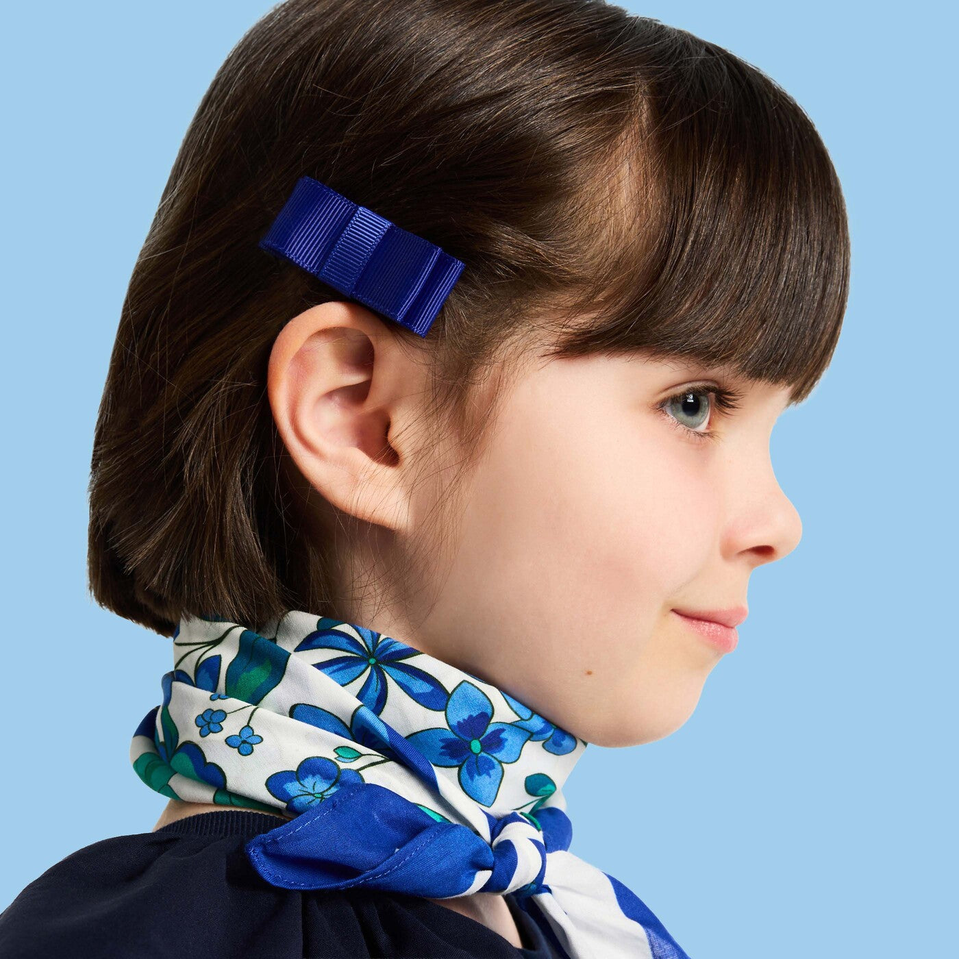 Girl cotton scarf - multico