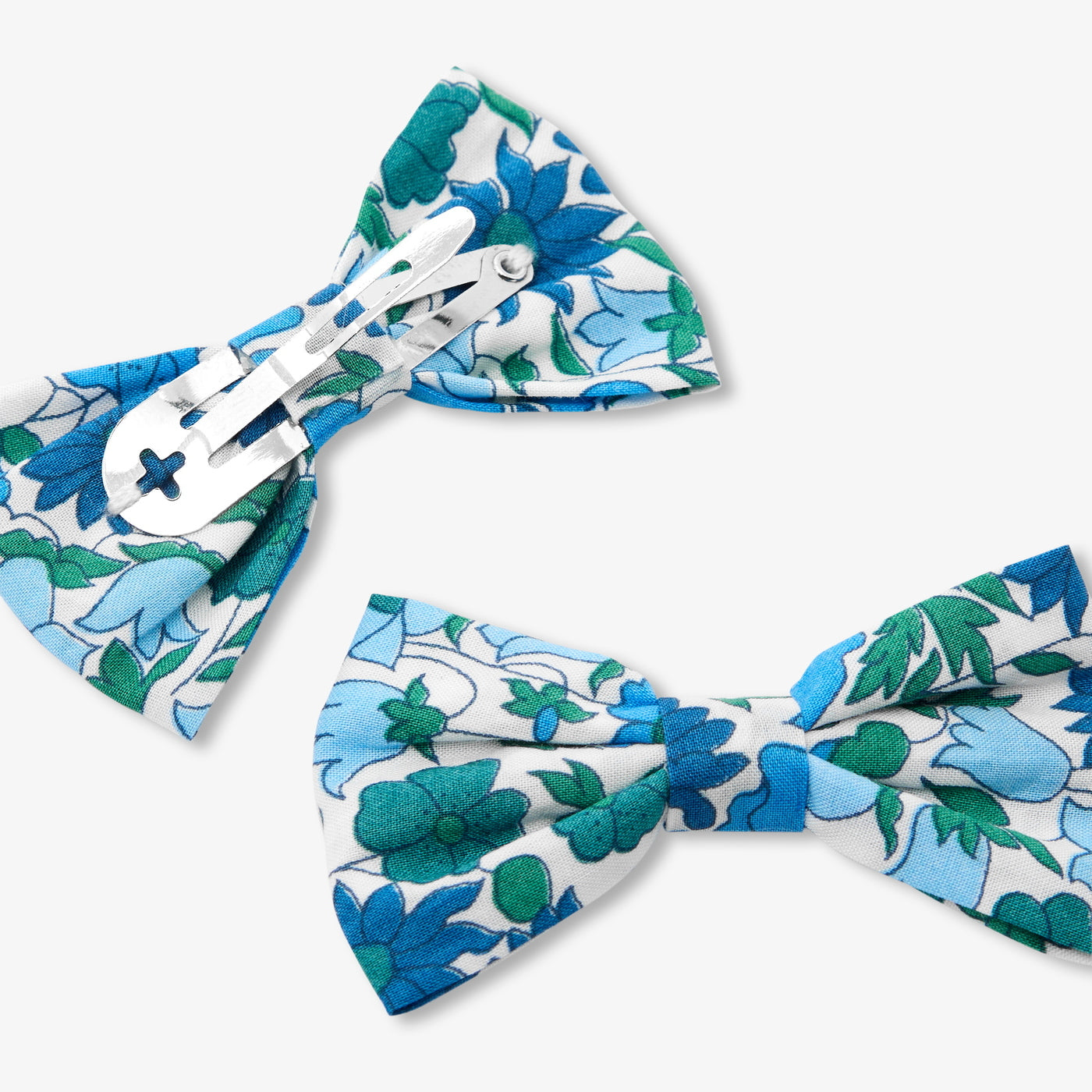 Girl hair clip duo - blanc/multico
