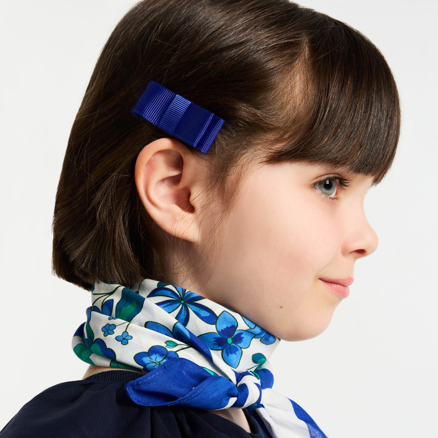 Girl duo of snap hair clips - bleu roi