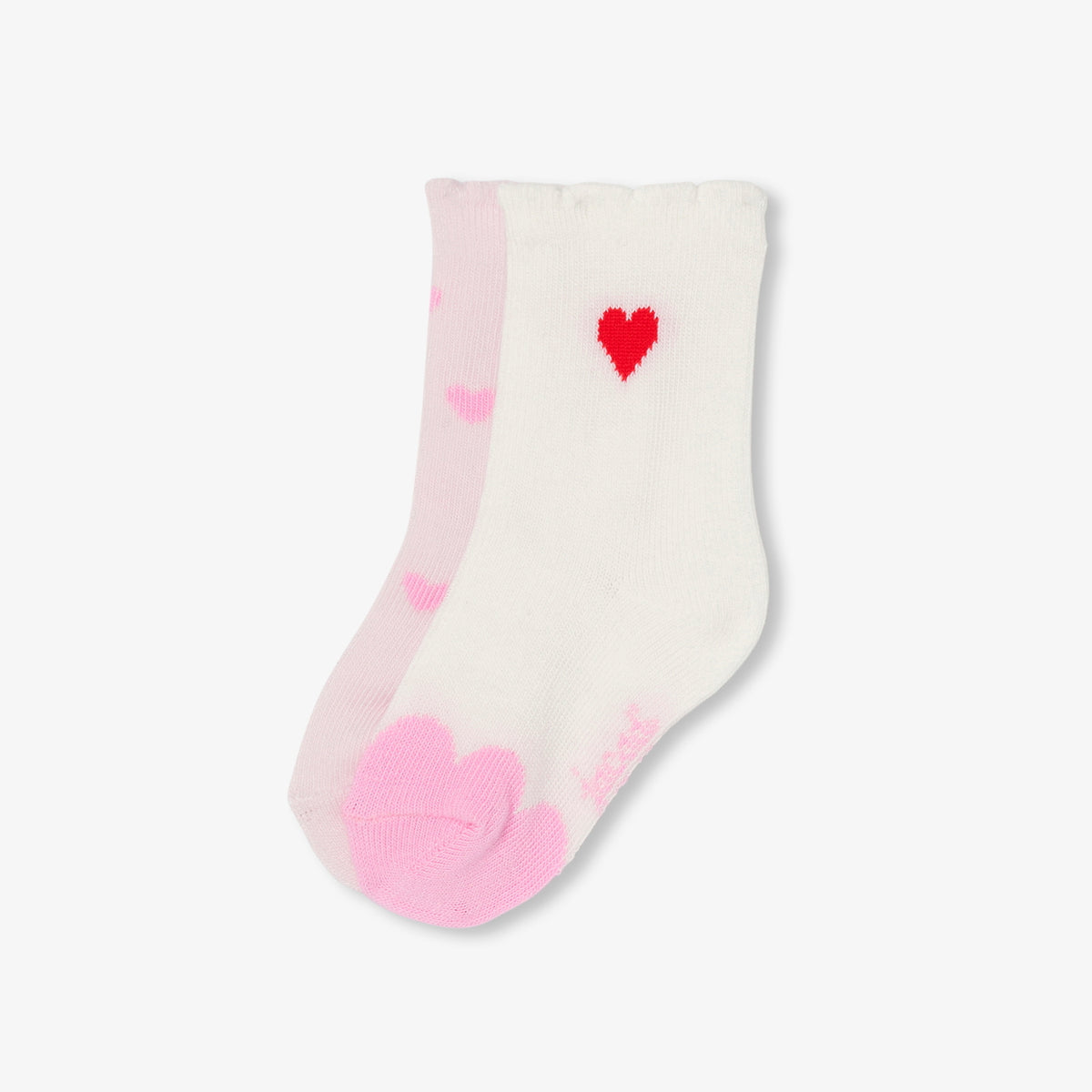 Baby girl sock duo - rose/multico
