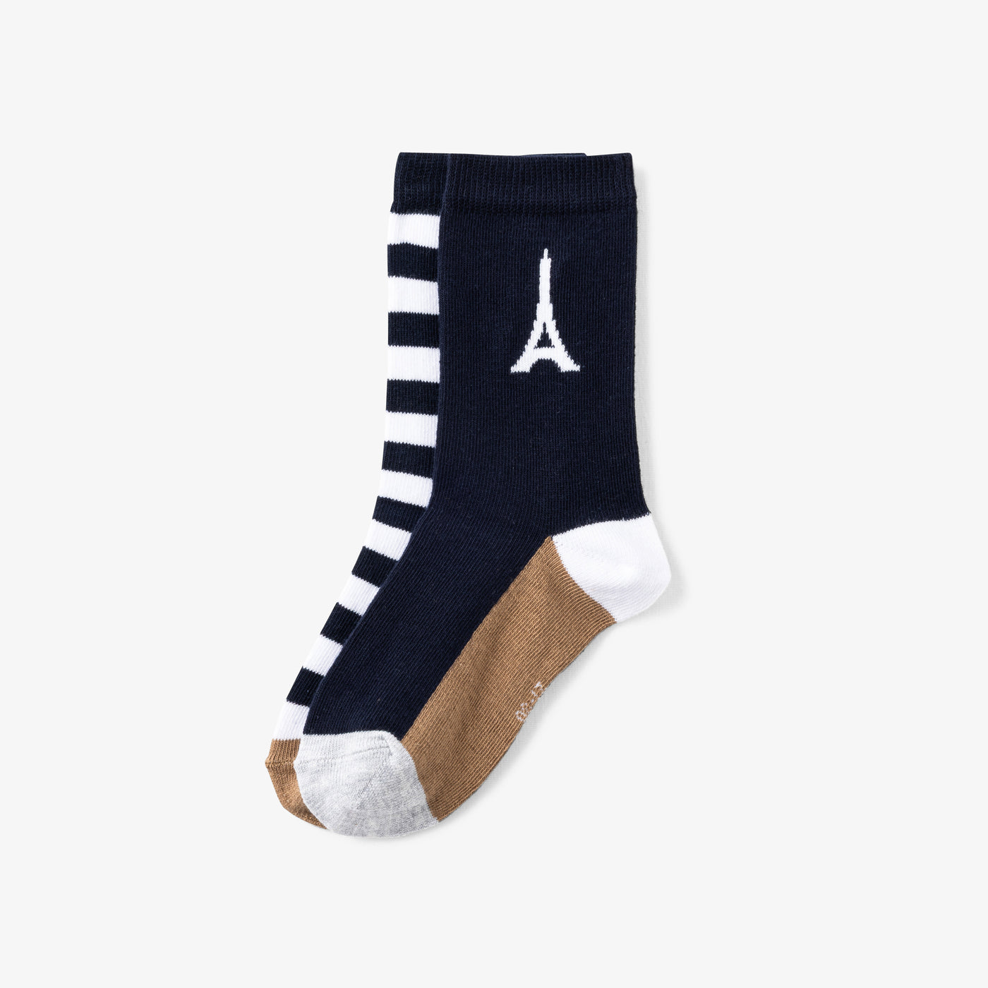 Boy socks duo - marine/multico