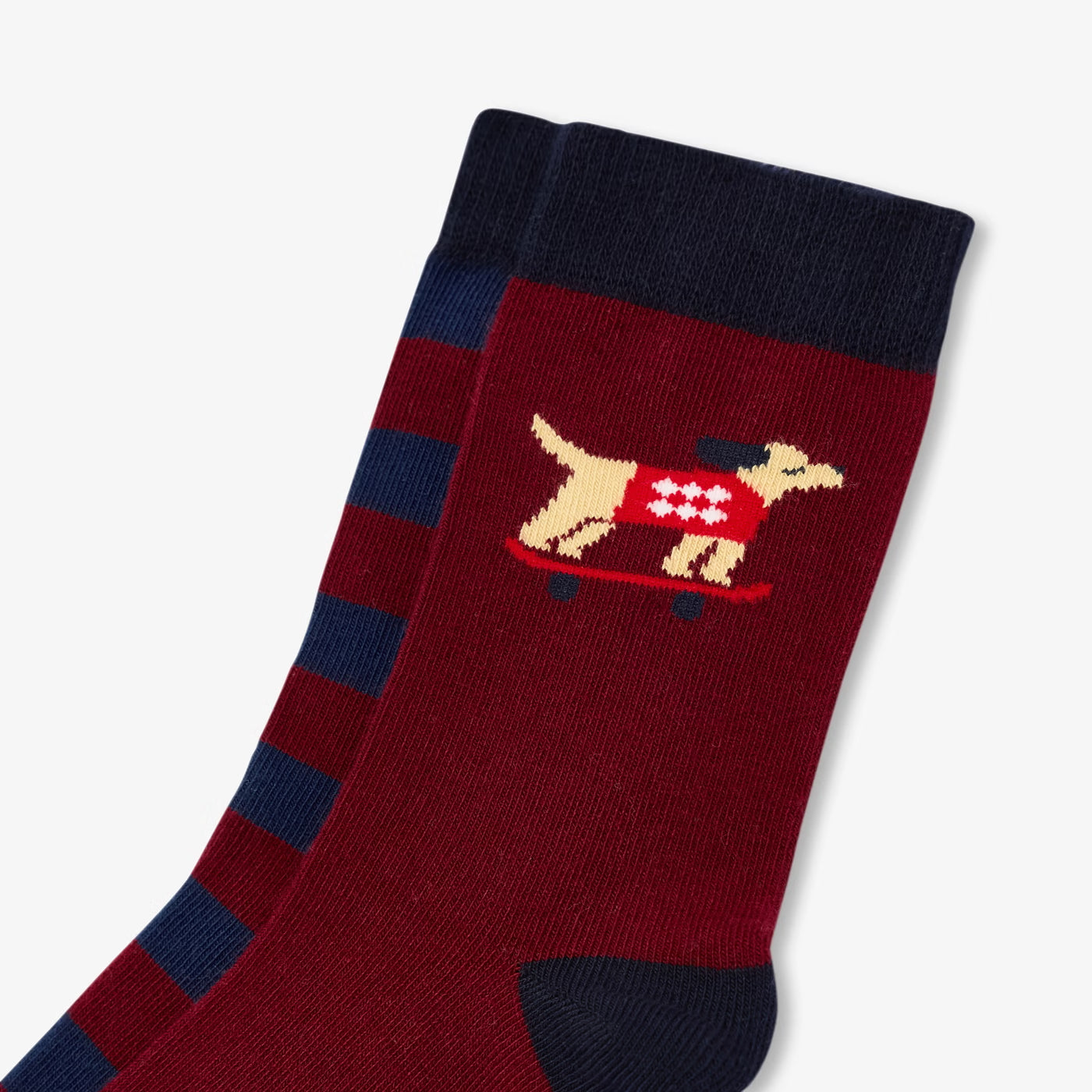Boy socks duo - bleu/rouge