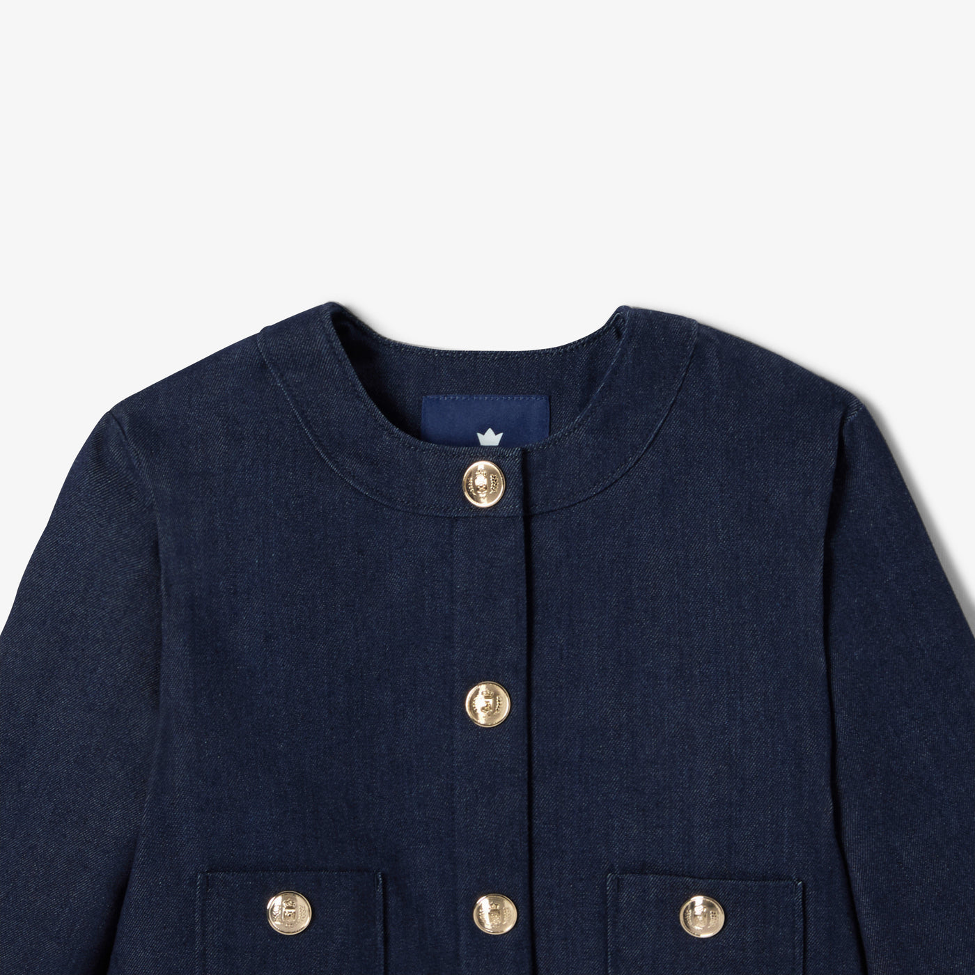 Girl denim jacket - denim fonce