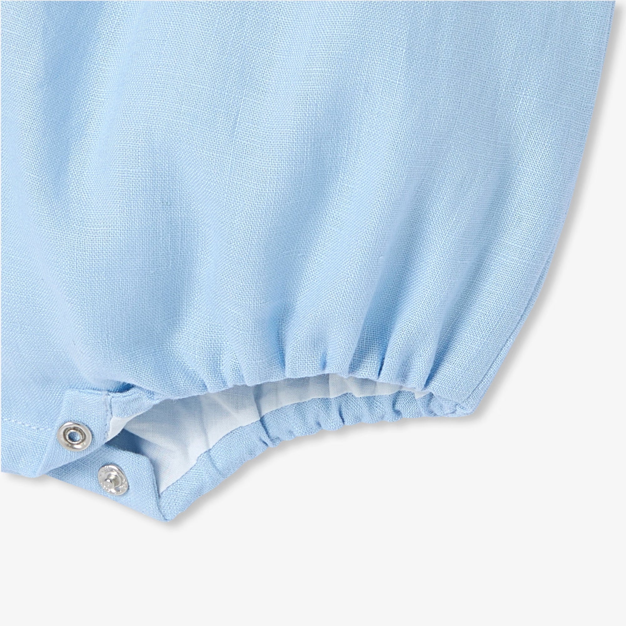 My First Jacadi Romper - Blue/White