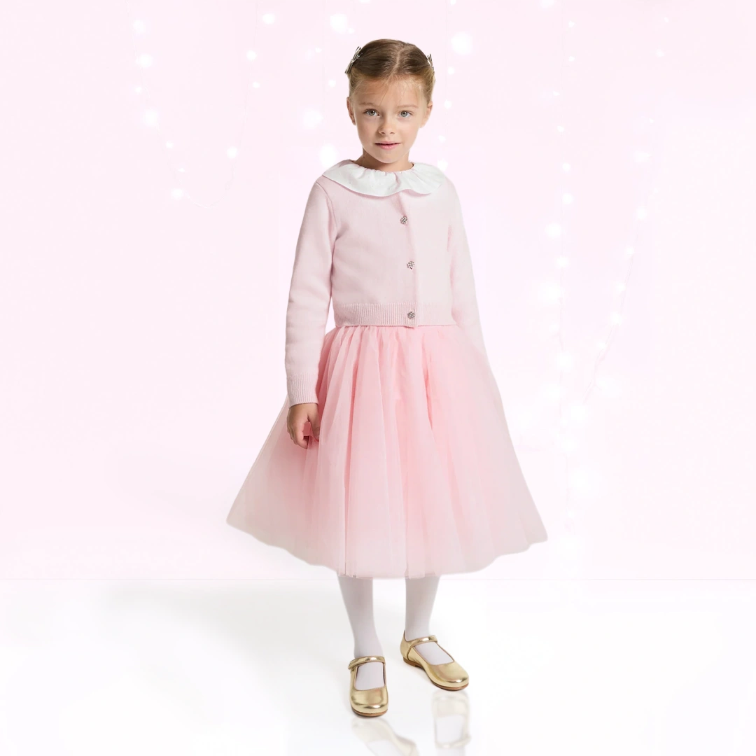 Girl tulle skirt - rose clair
