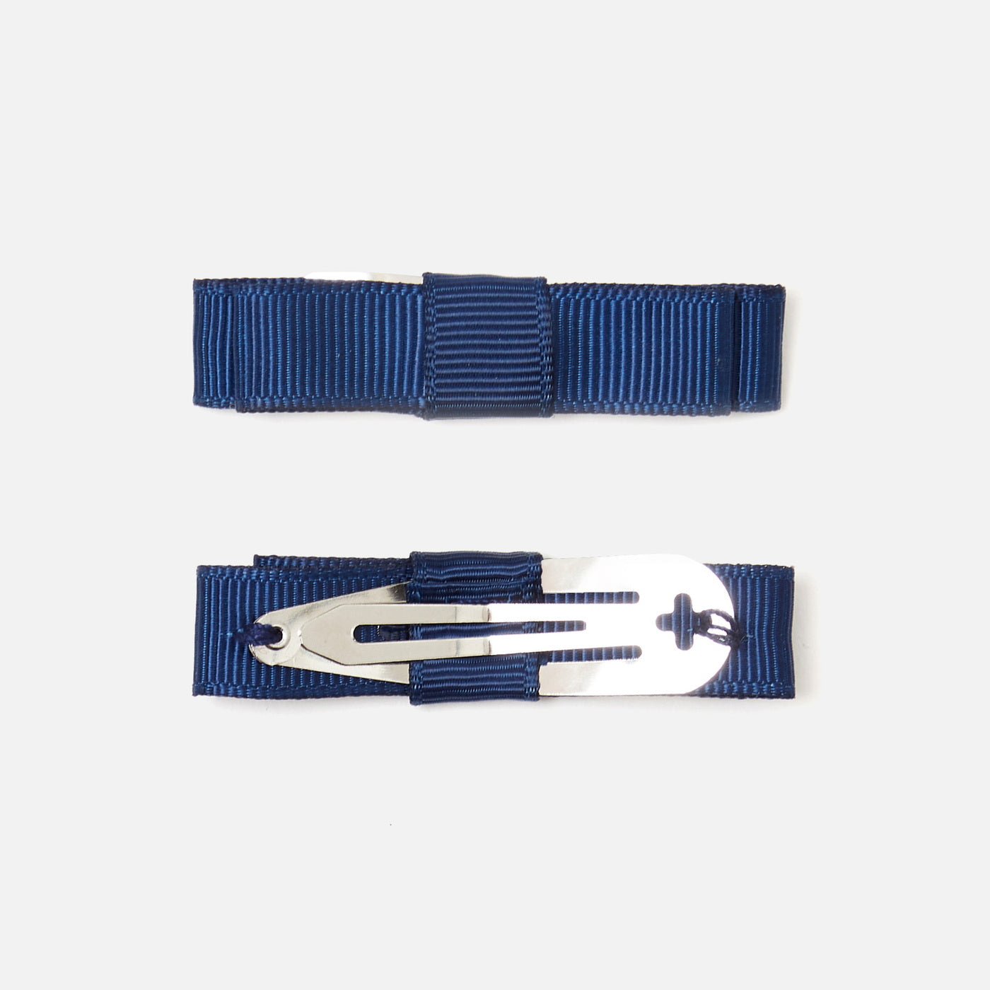 Girl duo of hair clips with flat knot - jacadi navy
