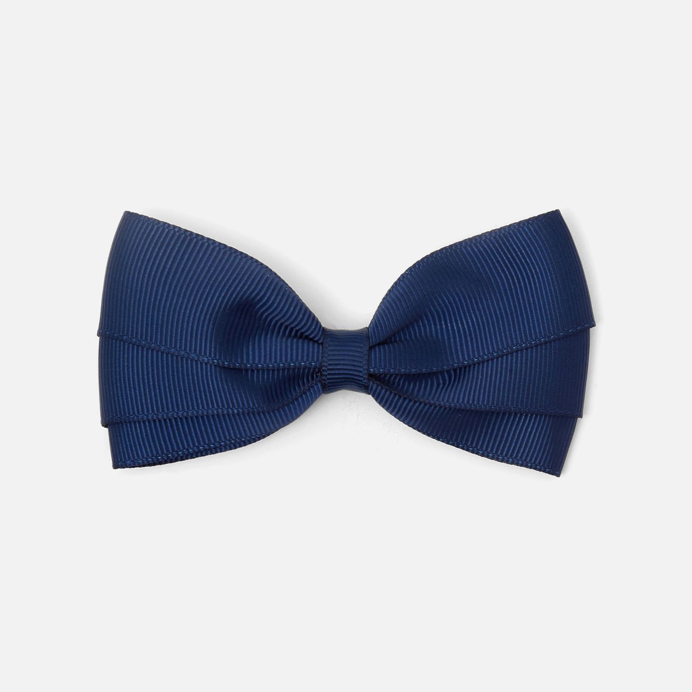 Girl big bow hair clip - jacadi navy