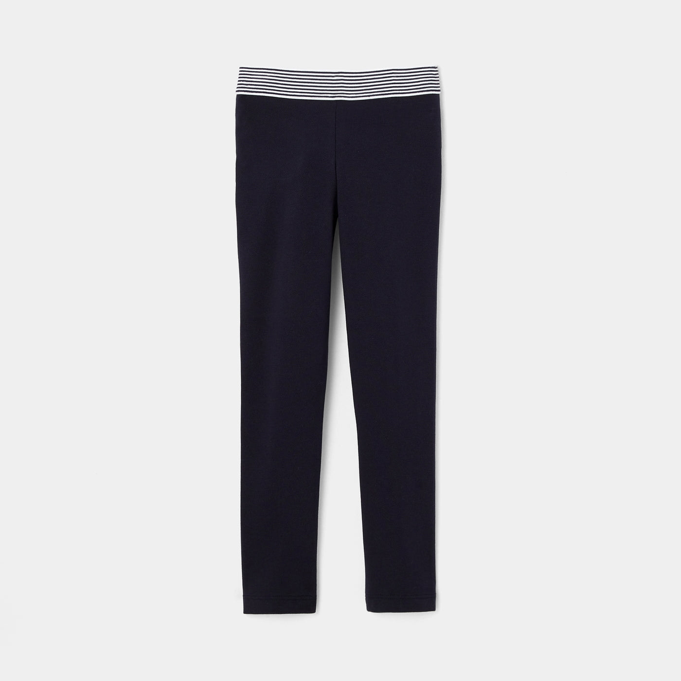 Girl cotton piqué leggings