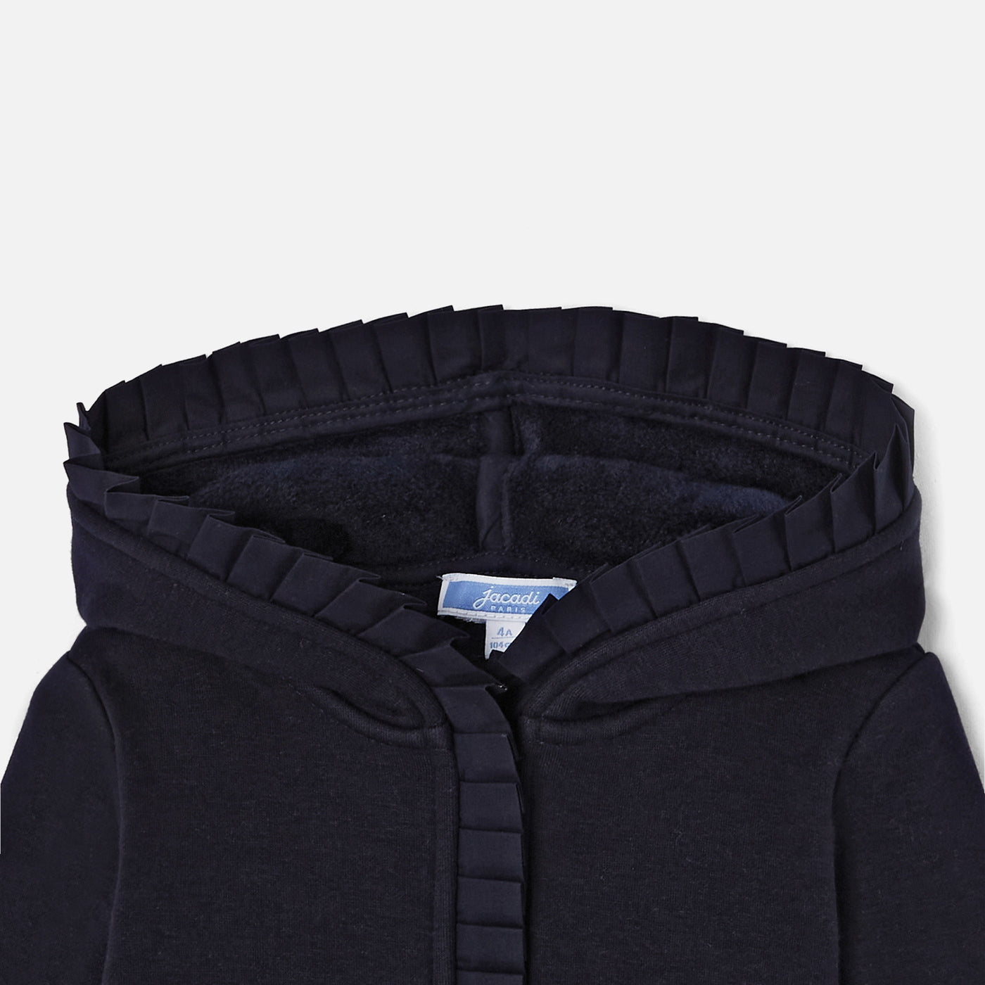 Girl zip-up sweatshirt - marine jacadi