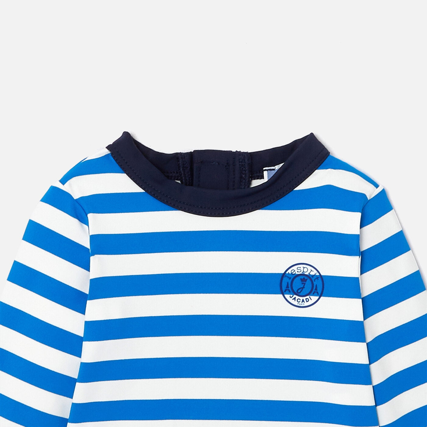 Baby boy UV-protection swimsuit - blanc/bleu