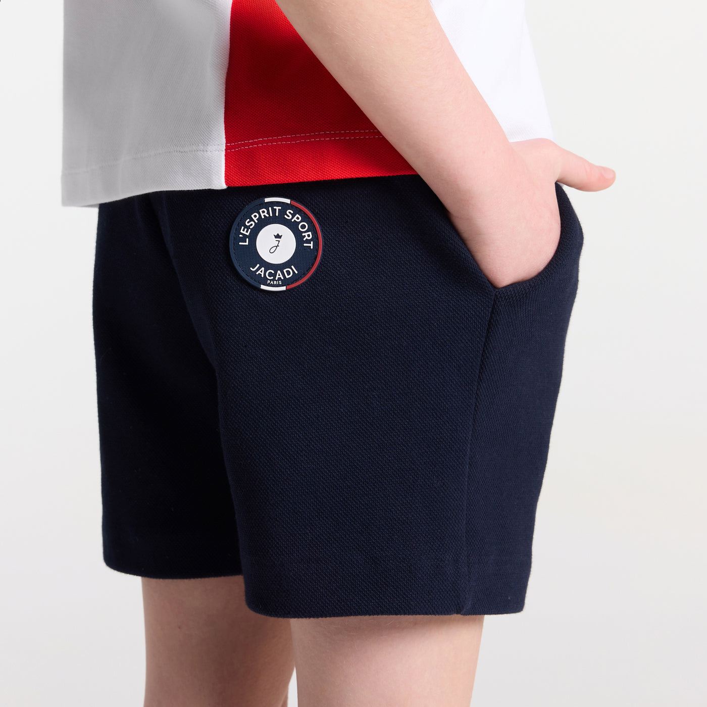 Boy shorts in piqué fleece