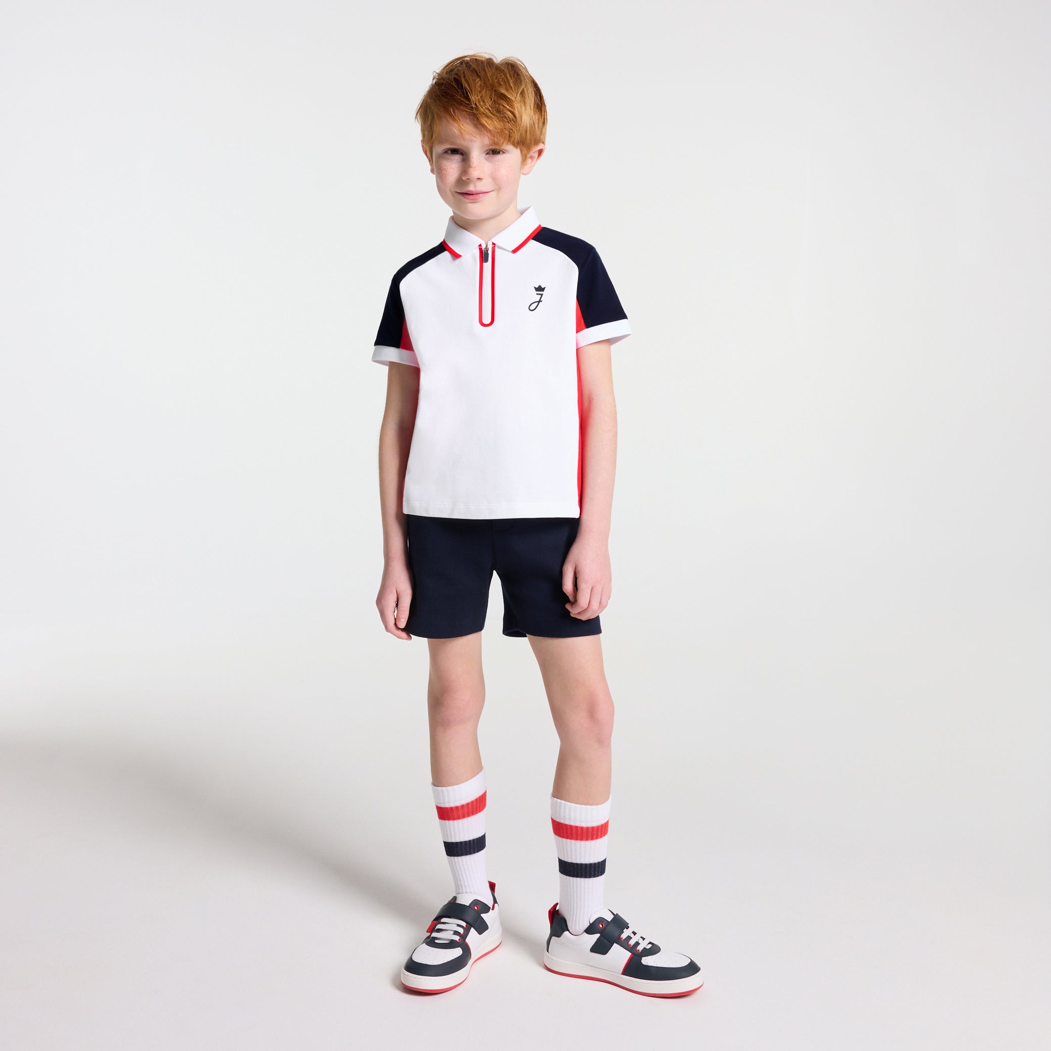 Boy shorts in piqué fleece