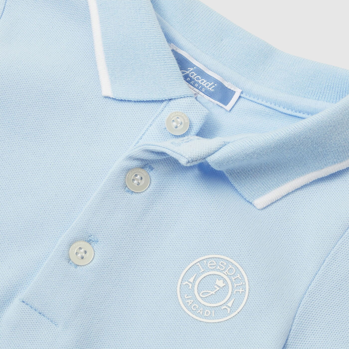 Baby boy polo bodysuit