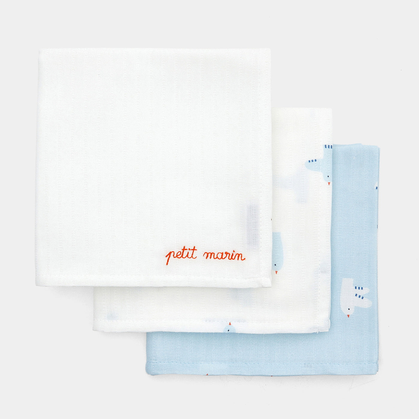 Set of 3 swaddling cloths