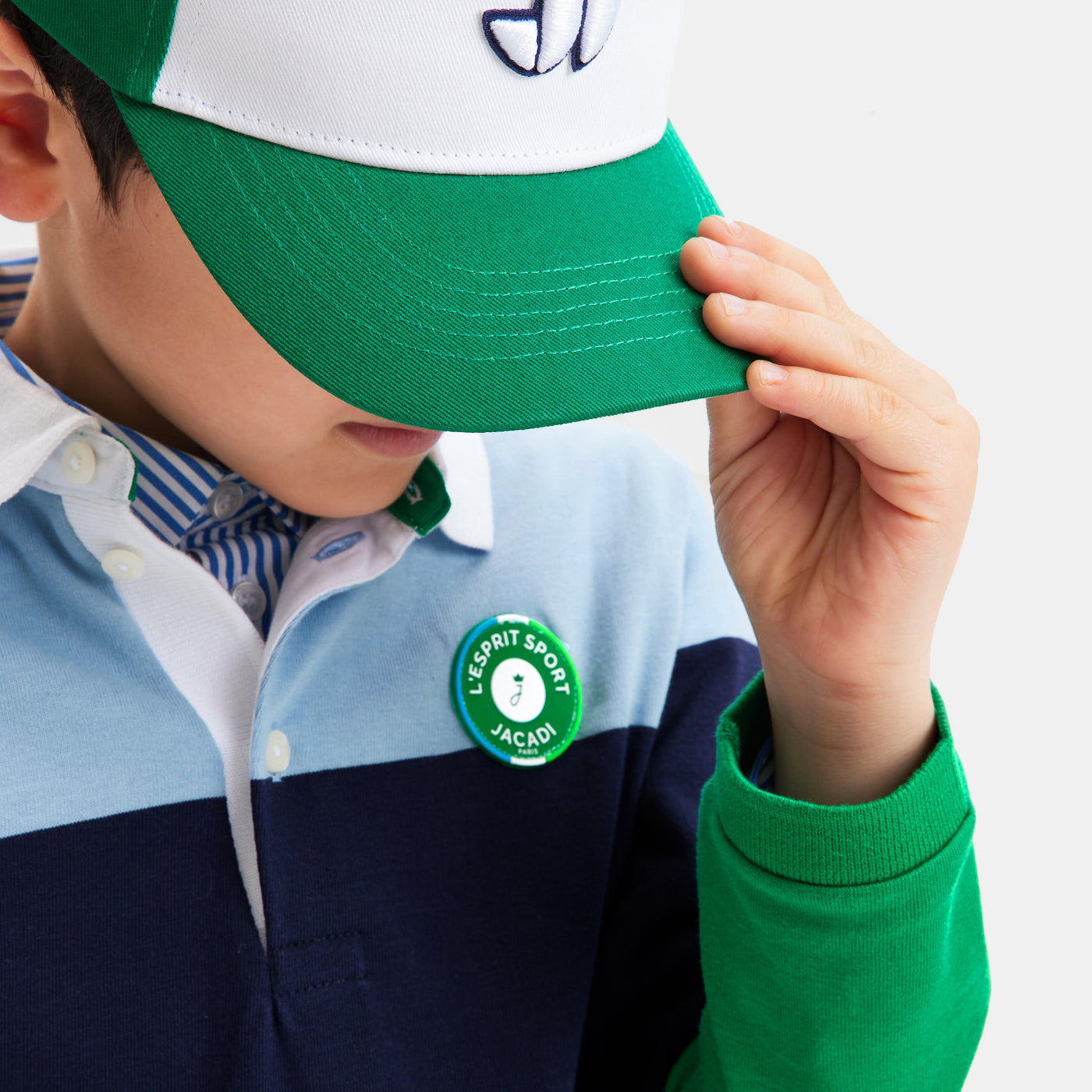 Boy long-sleeved polo shirt