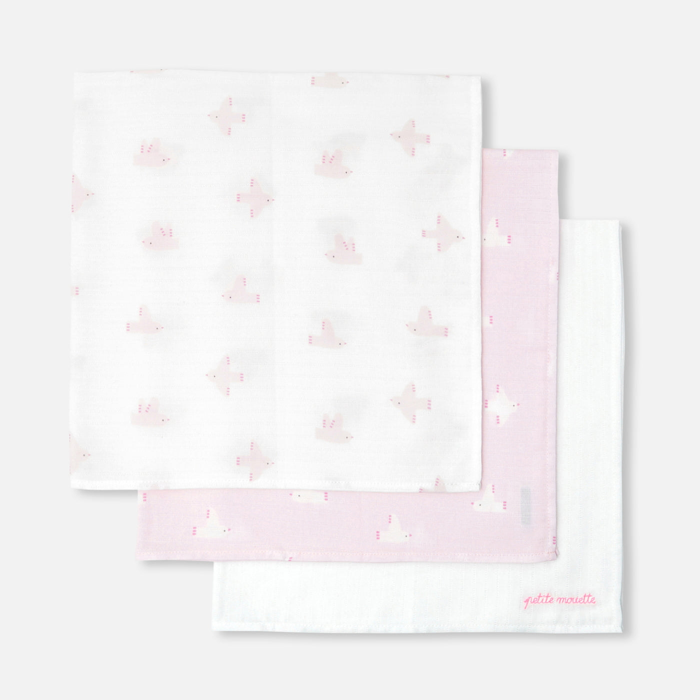 Set of 3 swaddling clothes